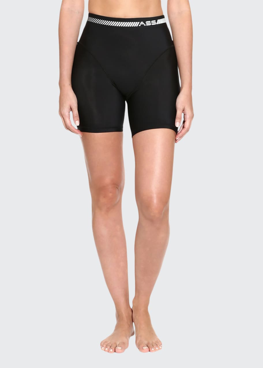 Image 1 of 1: French-Cut Biker Shorts