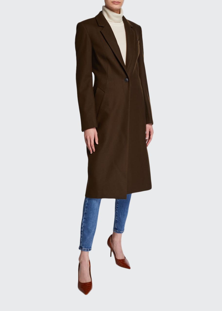 Rag Bone Daine Single Button Wool Coat Bergdorf Goodman