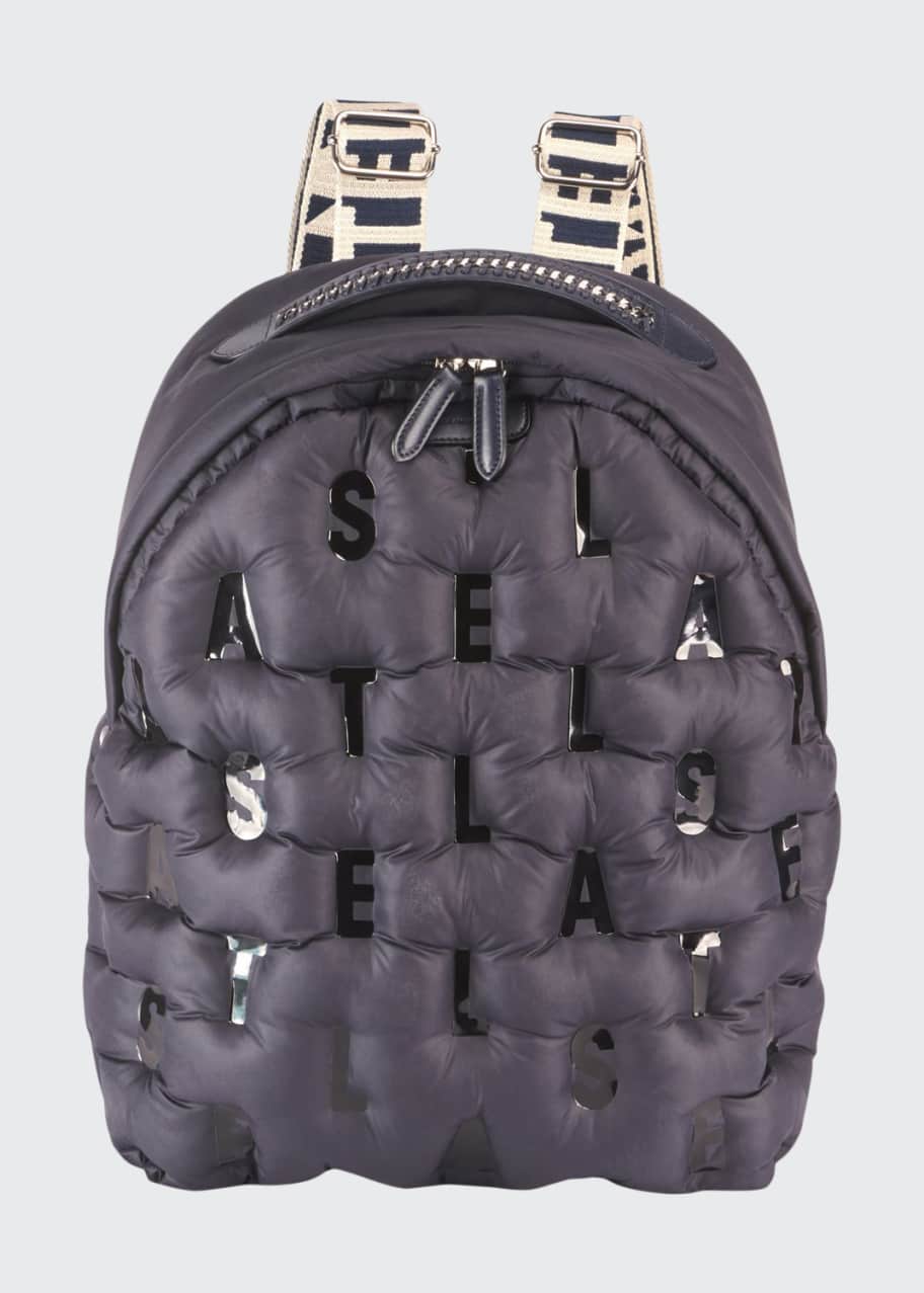 Stella McCartney Falabella Puff Nylon Logo Backpack Bag - Bergdorf