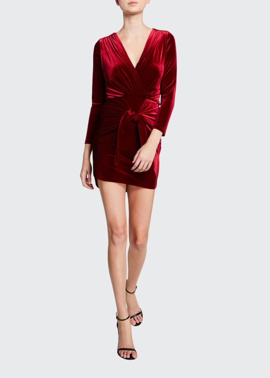 Misa outlet velvet dress