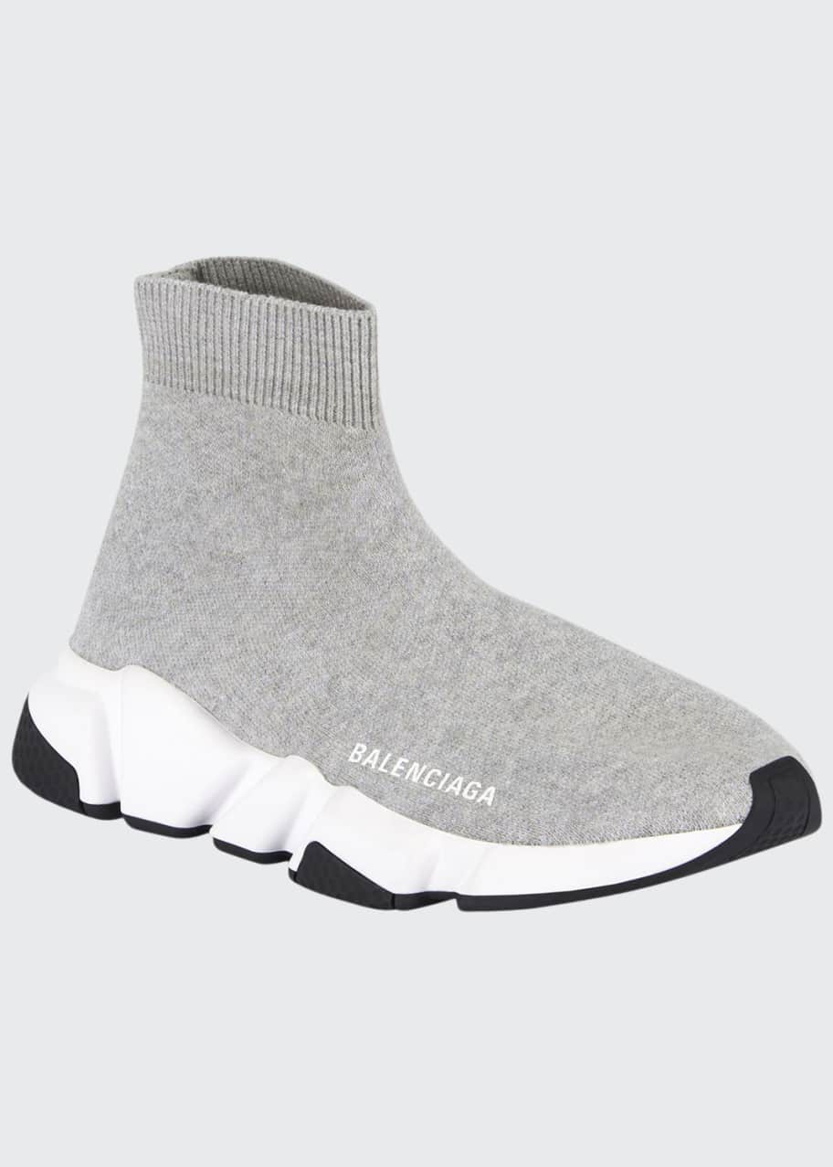Balenciaga Stretch-Knit High-Top Sock Trainer - Bergdorf ...