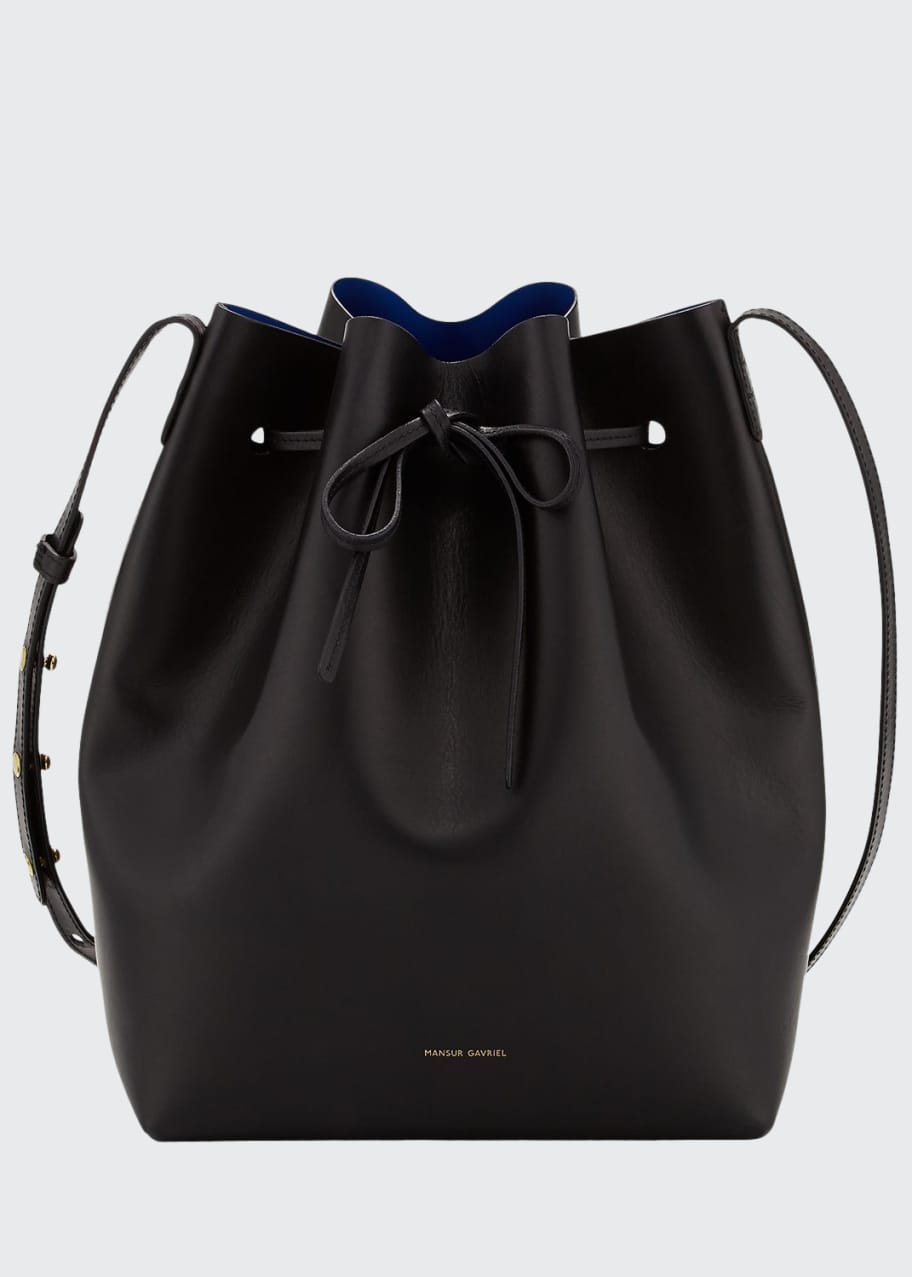 Mansur Gavriel Vegetable Tanned Leather Bucket Bag Bergdorf Goodman