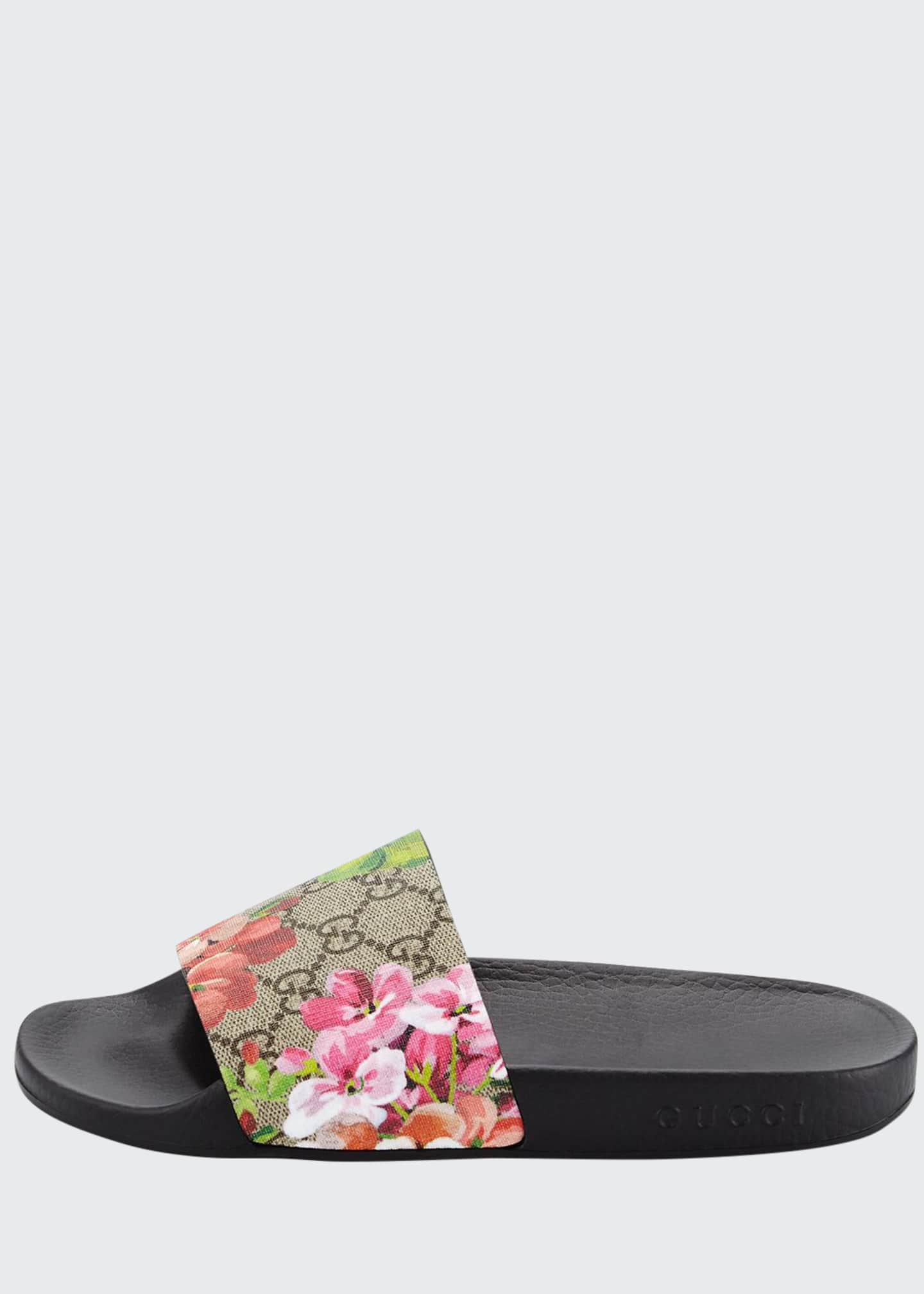 gucci floral bloom slides