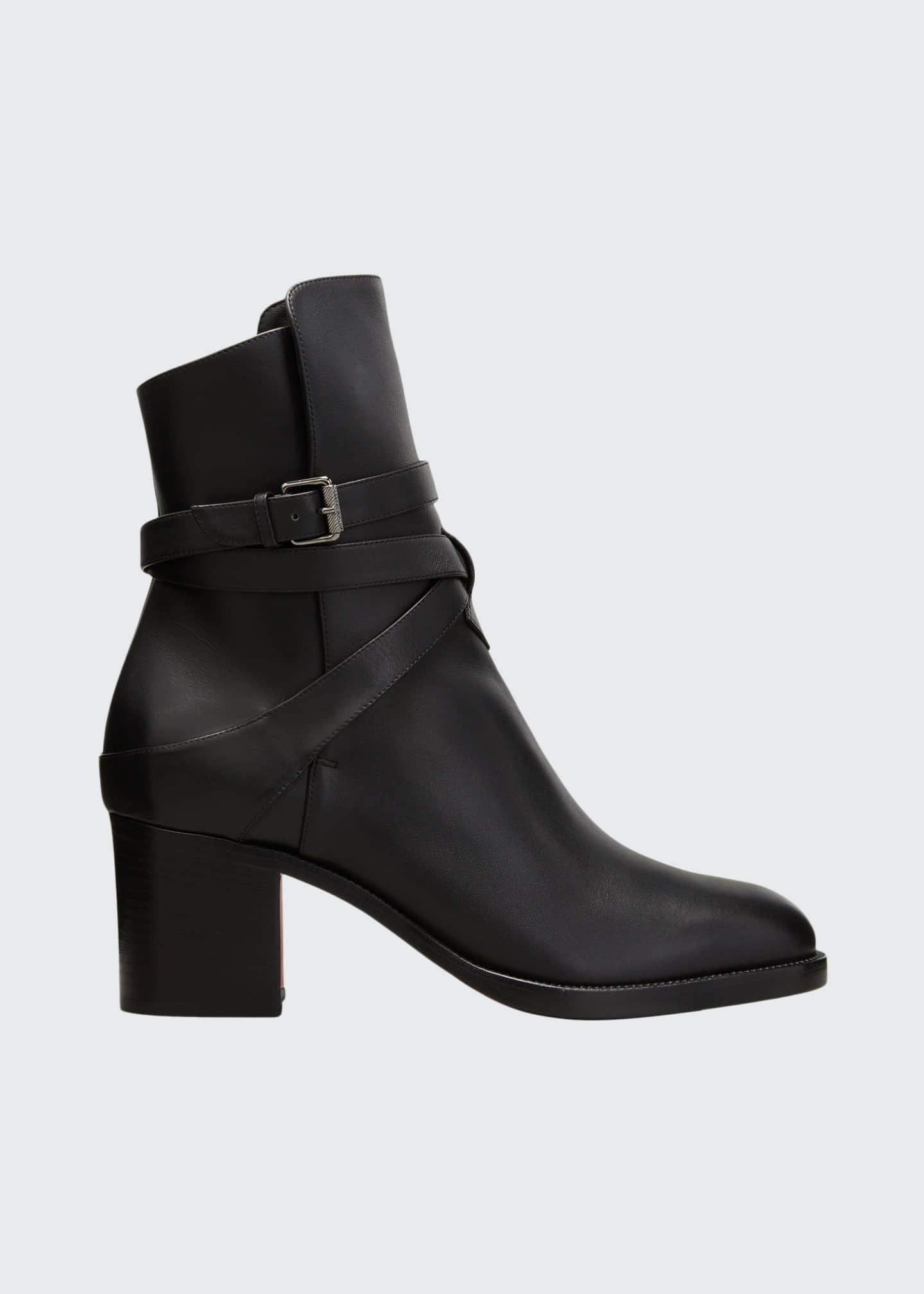 karistrap leather ankle boots