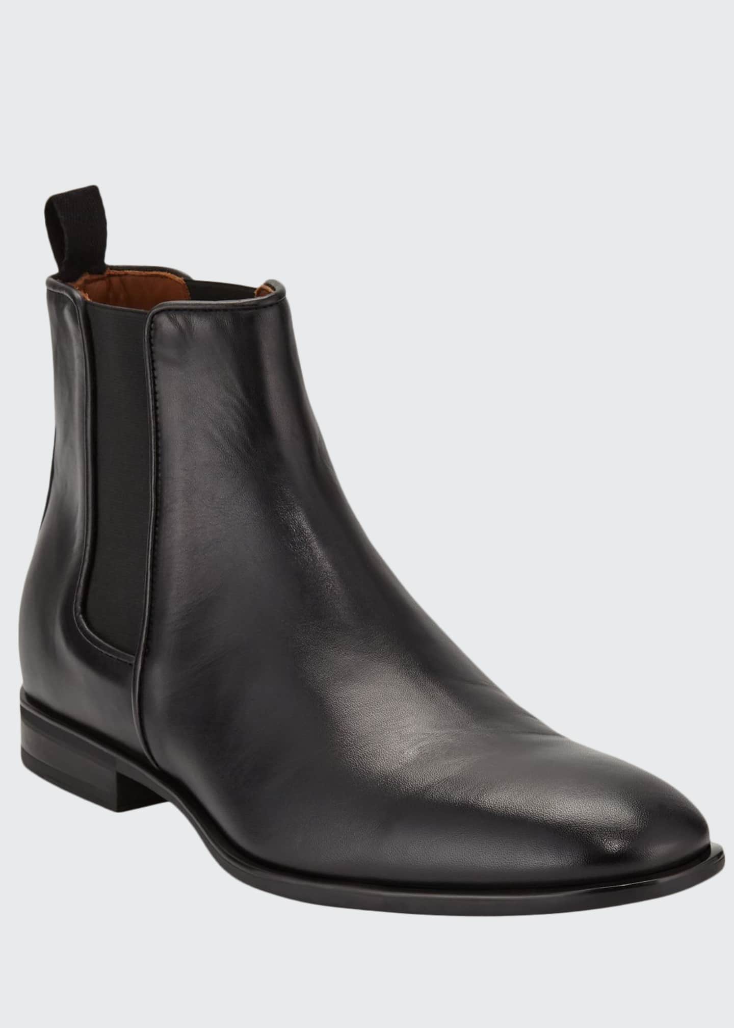 Aquatalia Men's Adrian Leather Dress Chelsea Boots Bergdorf Goodman
