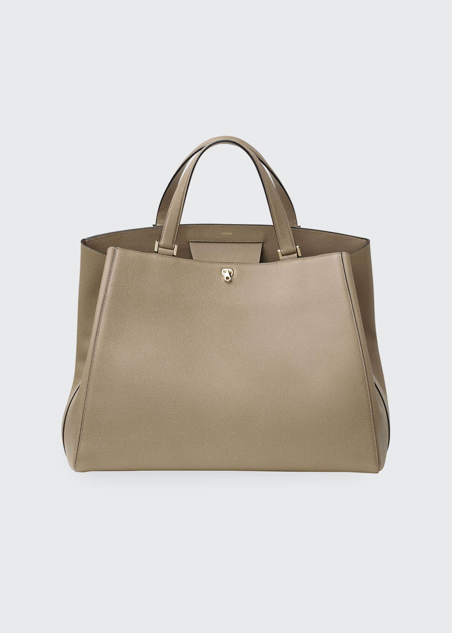 Valextra Brera Large Leather TopHandle Tote Bag Bergdorf Goodman