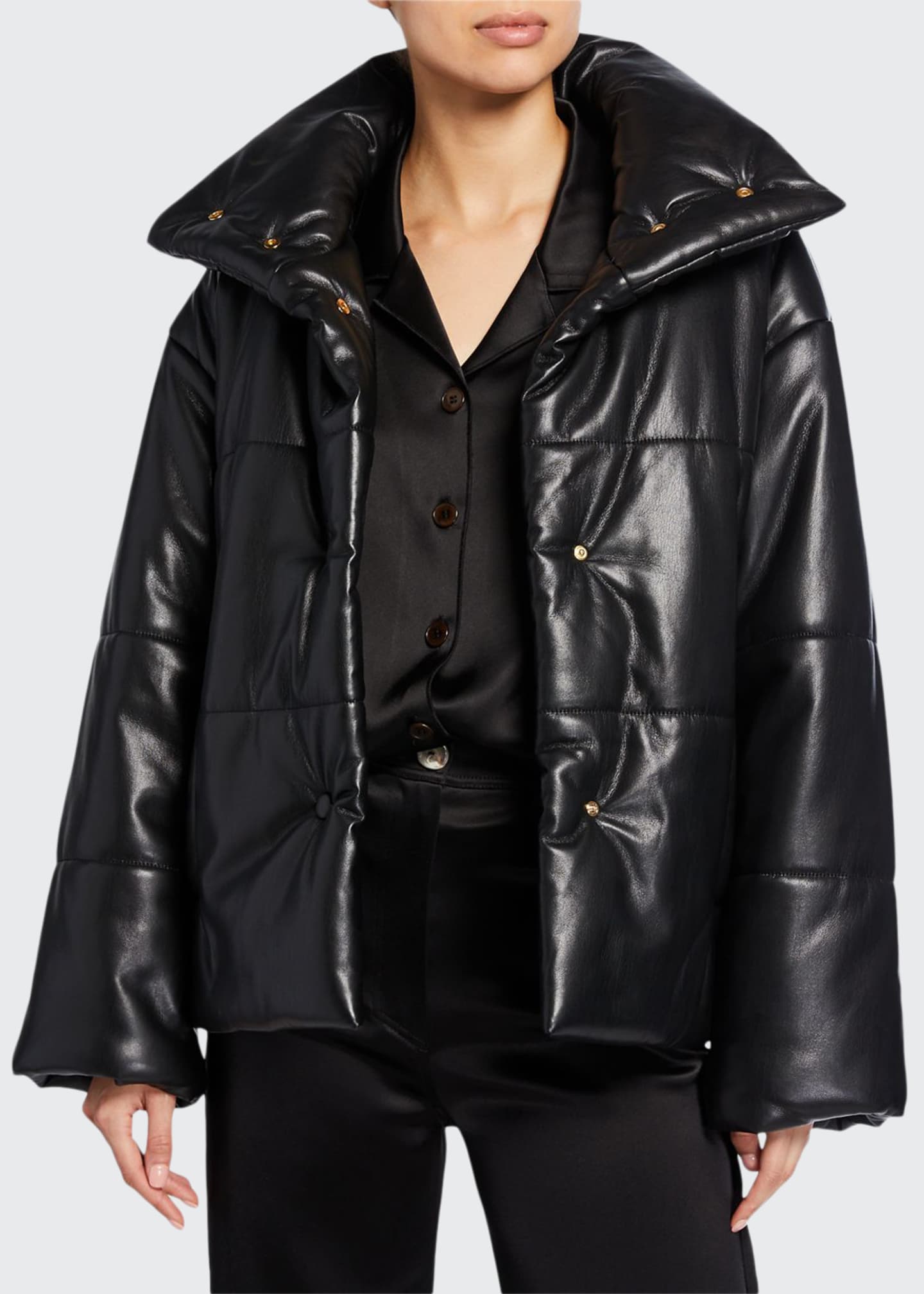 Nanushka faux leather puffer Clearance