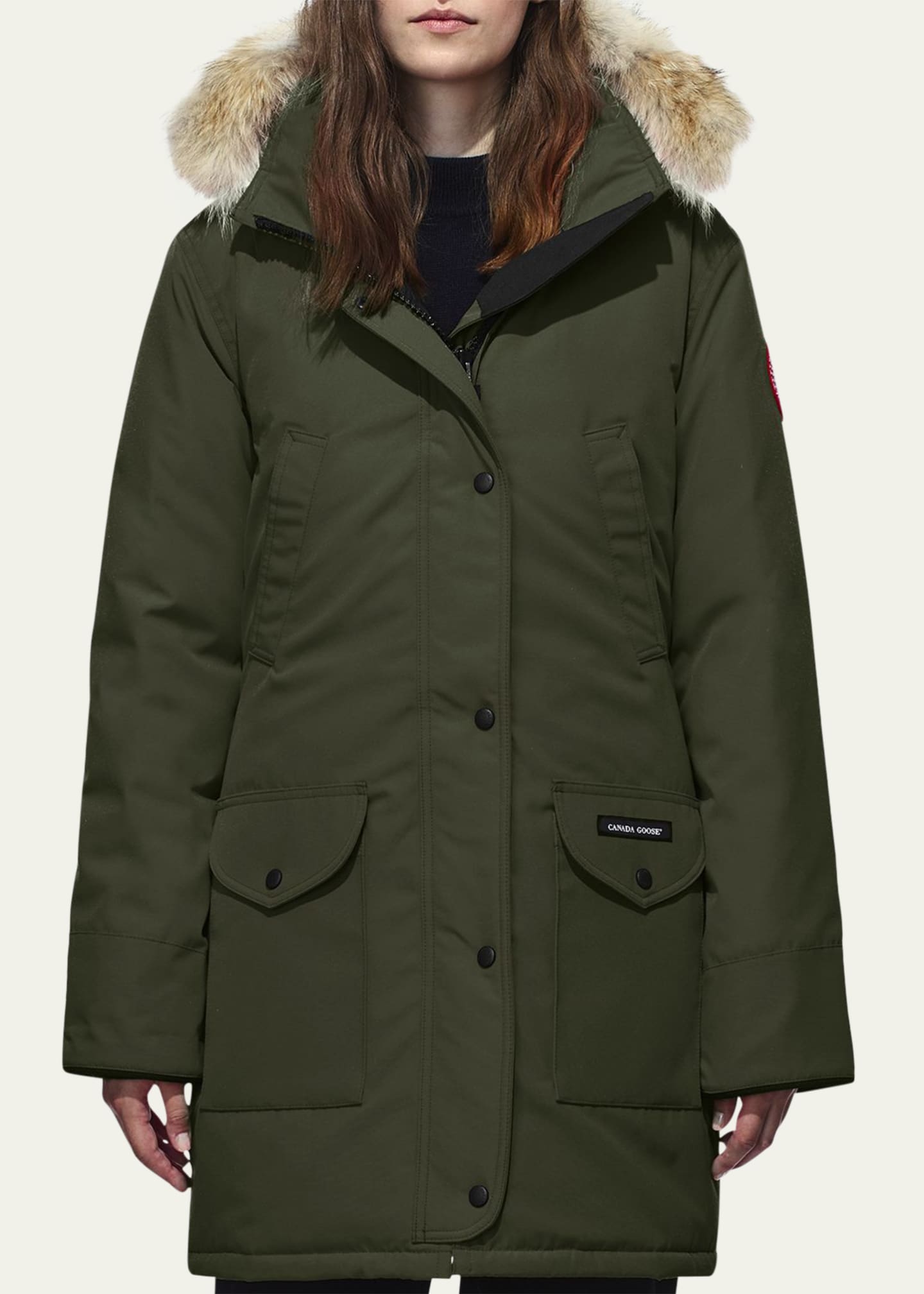 parka with coyote fur trim