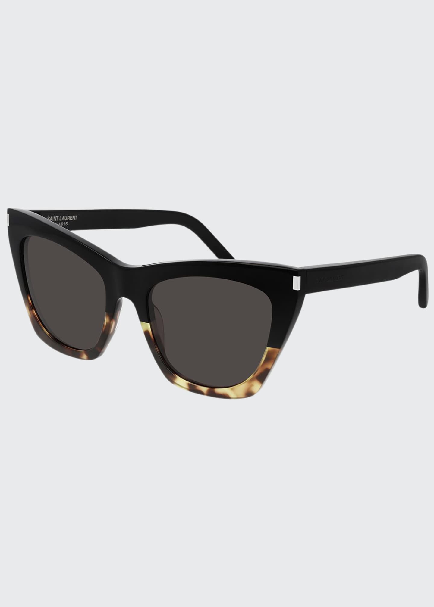 Saint Laurent Kate Two Tone Cat Eye Sunglasses Bergdorf Goodman