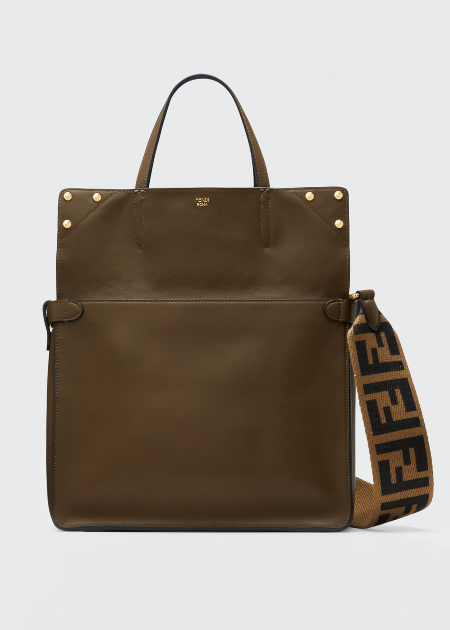 Fendi Flip Regular Grace Leather Tote Bag - Bergdorf Goodman