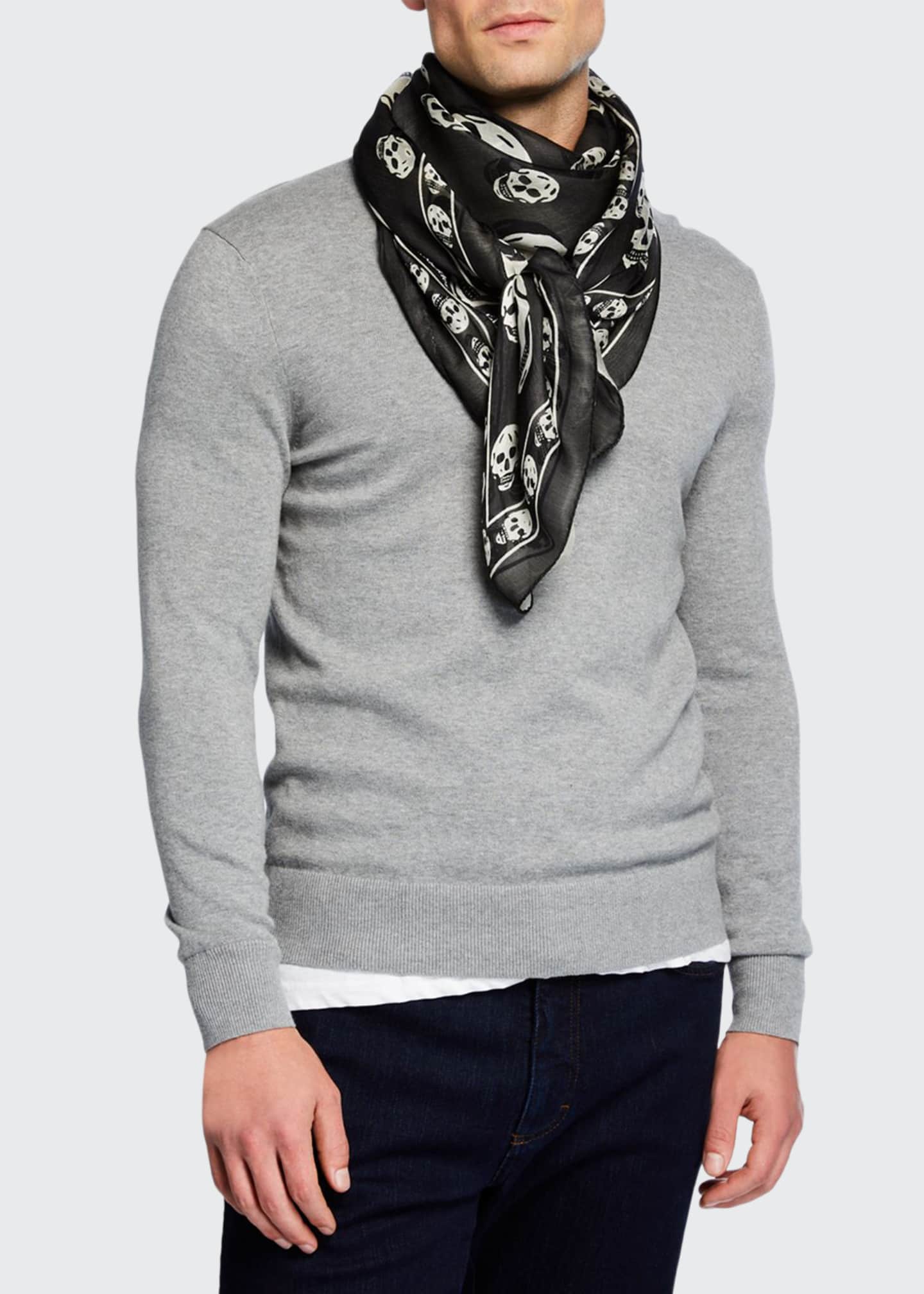 alexander mcqueen men's scarf