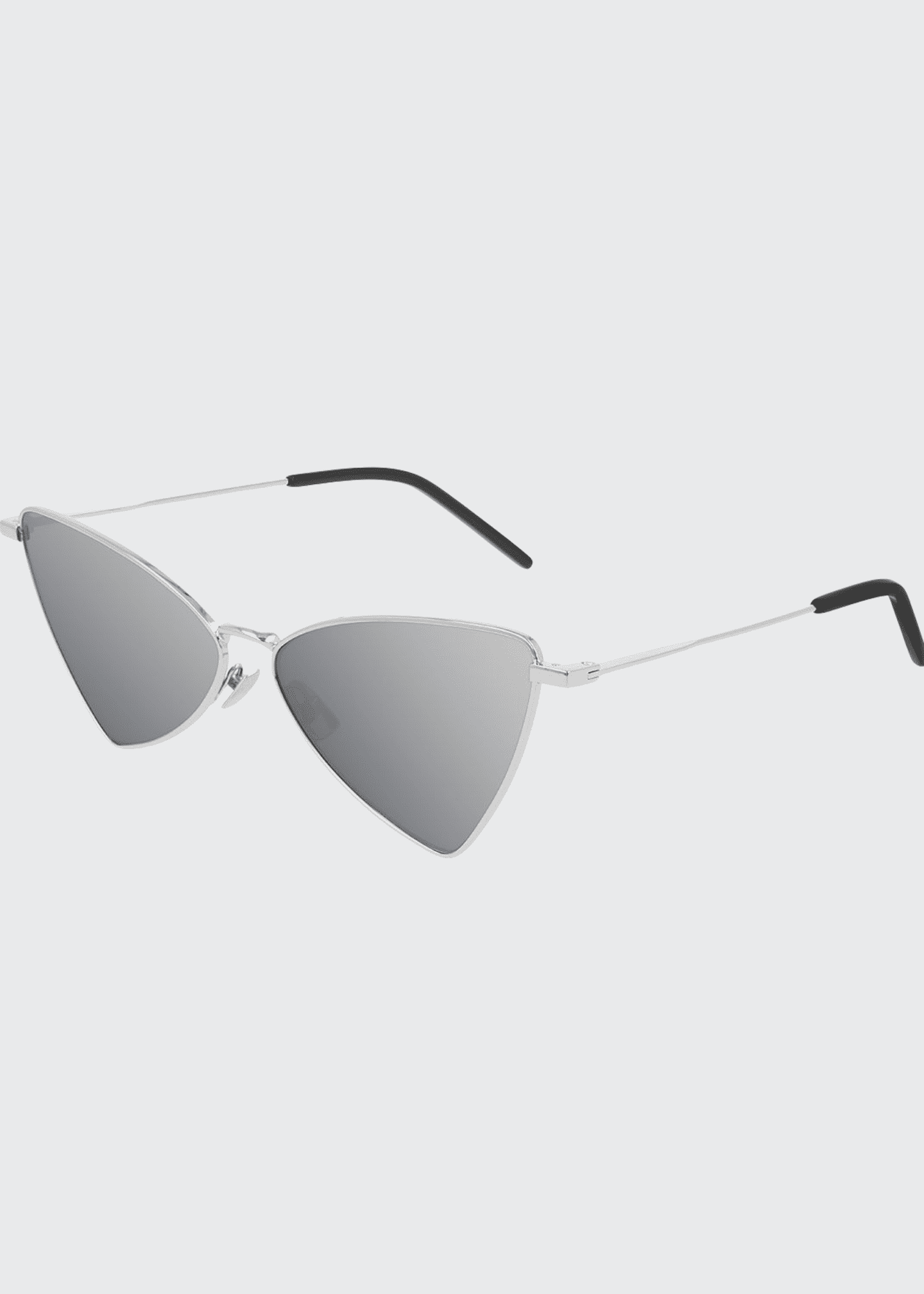 Saint Laurent Mirrored Metal Cat Eye Sunglasses Bergdorf Goodman