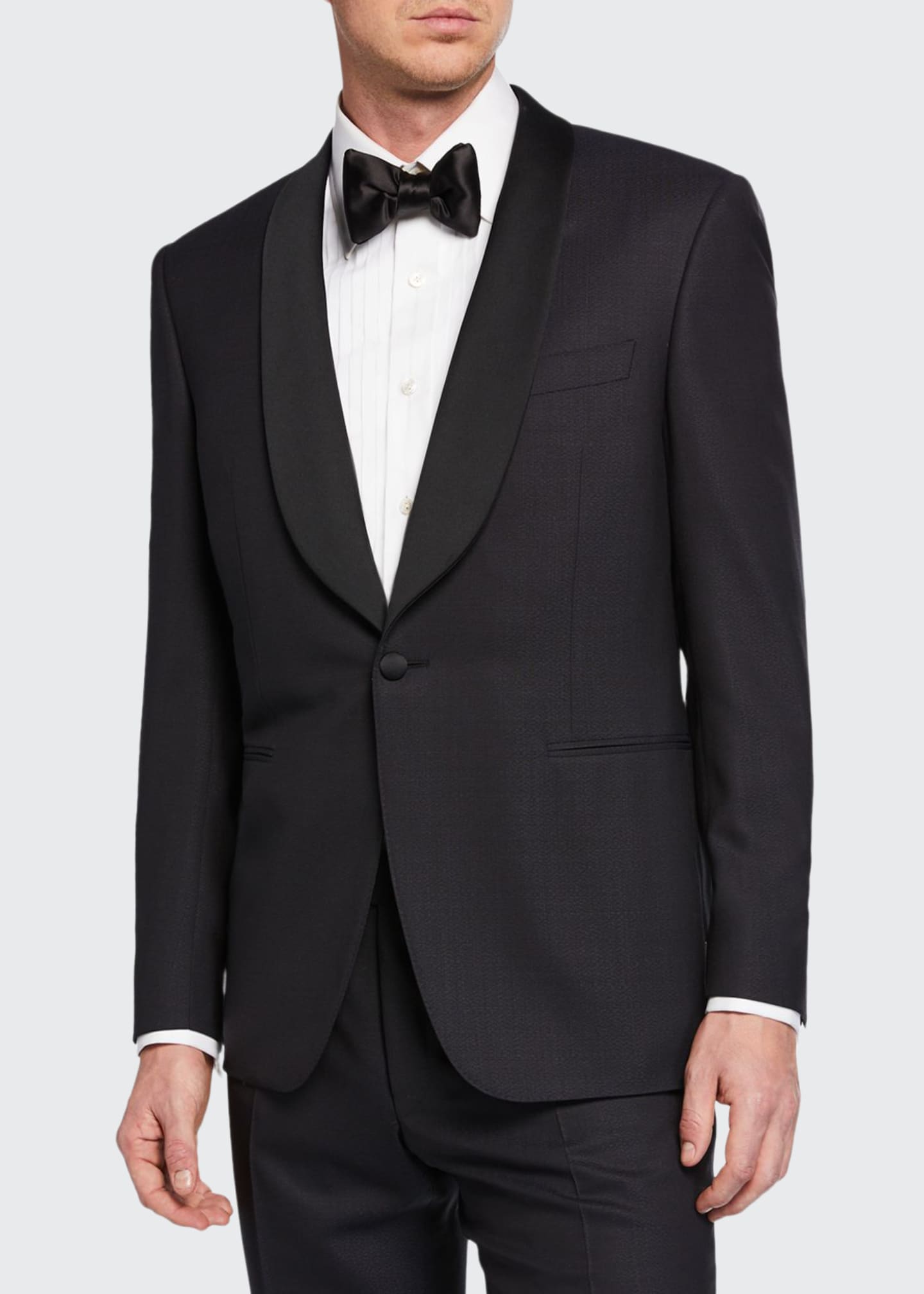 Canali Men's TwoPiece Tuxedo with Shawl Collar Bergdorf Goodman