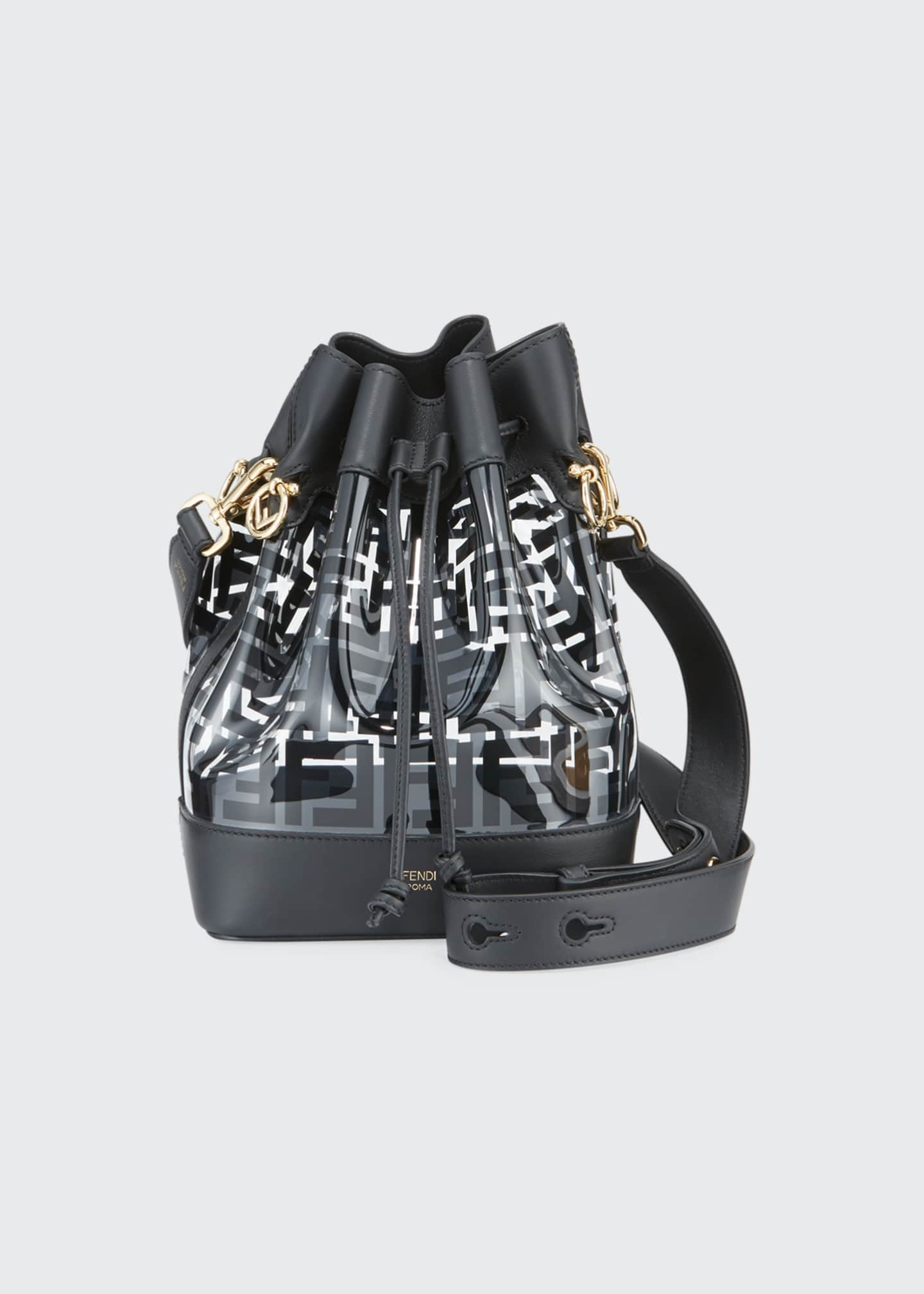 clear fendi bucket bag