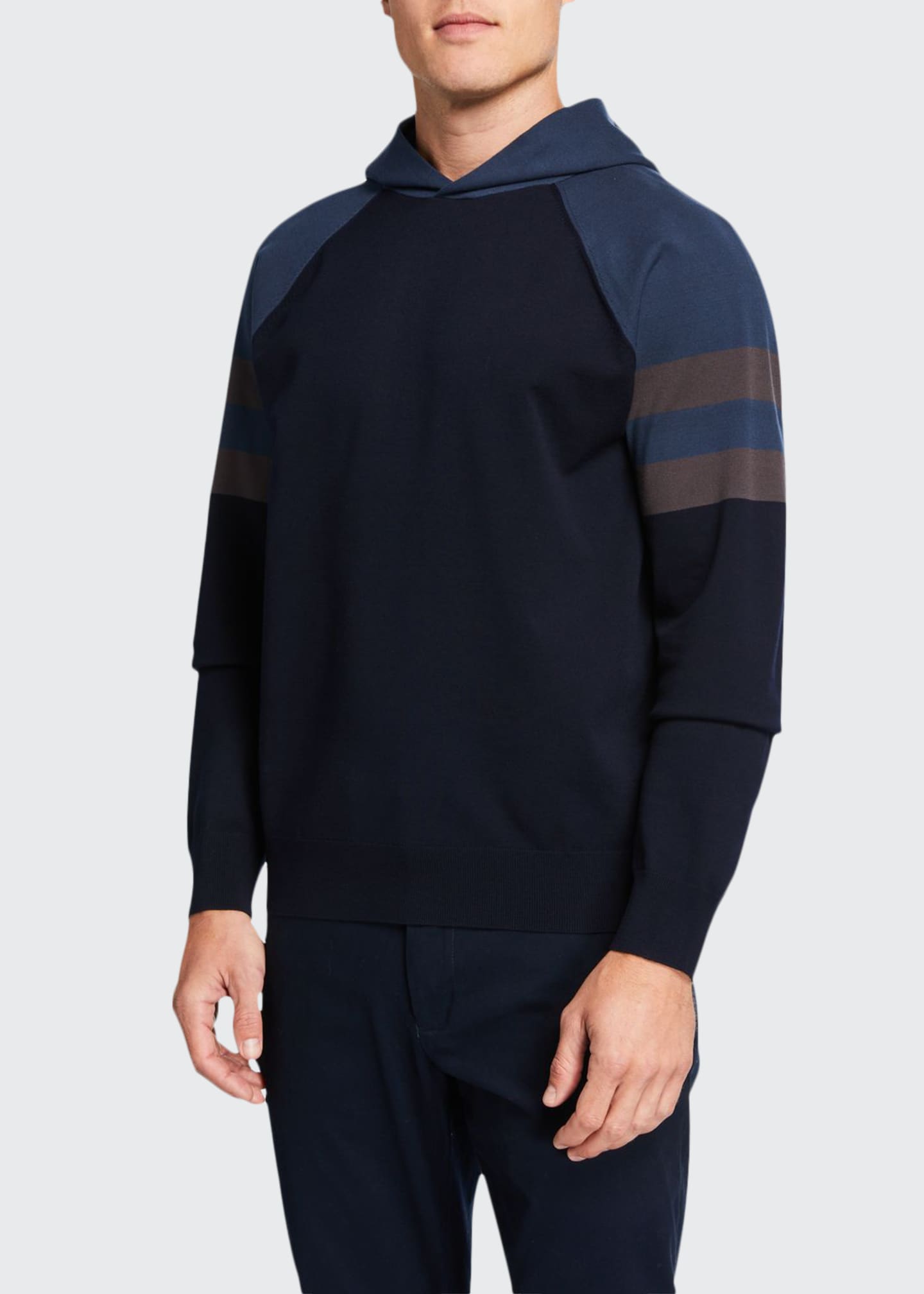 technical jersey hooded sweatshirt