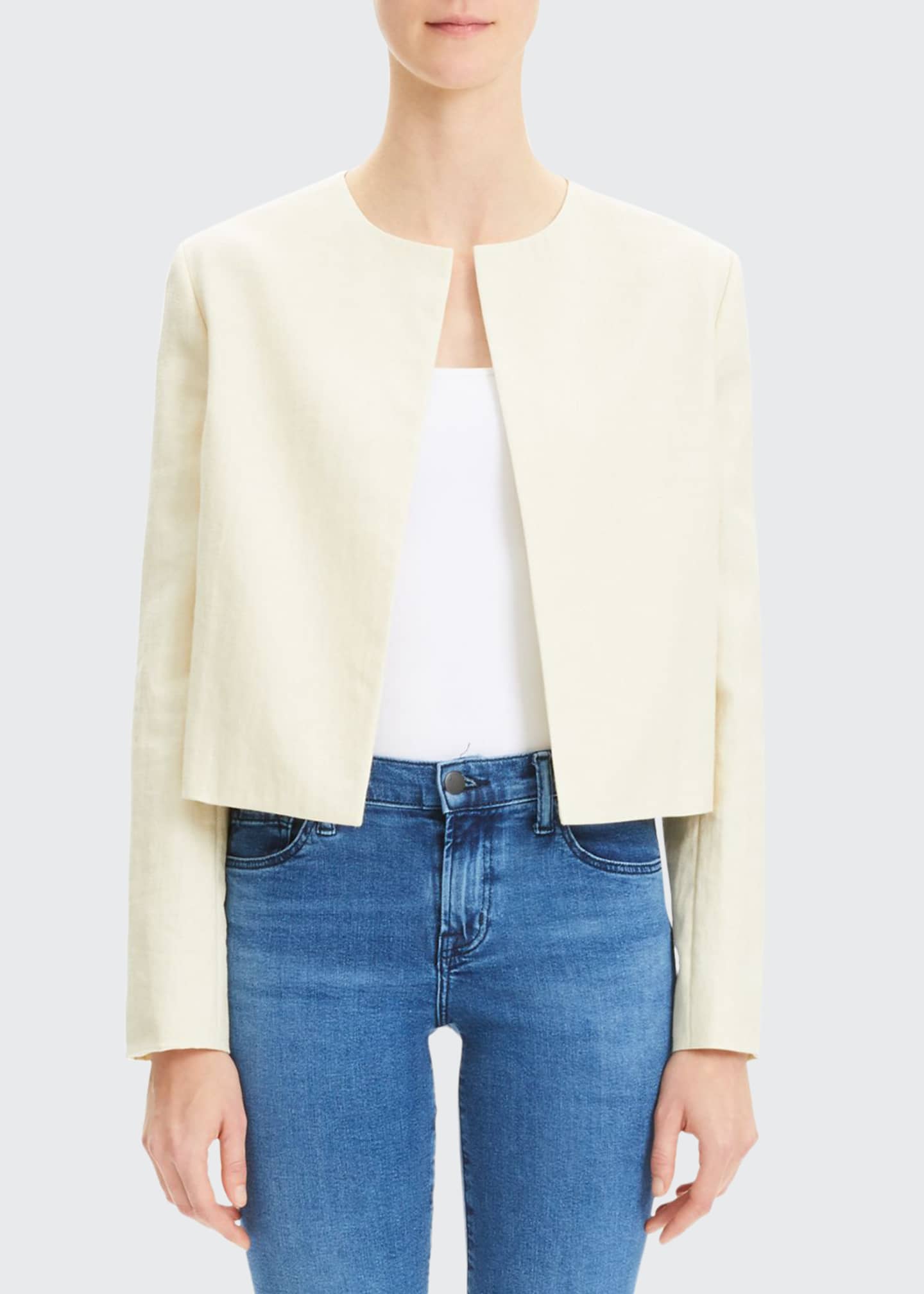 Theory OpenFront Cropped Jacket Bergdorf Goodman