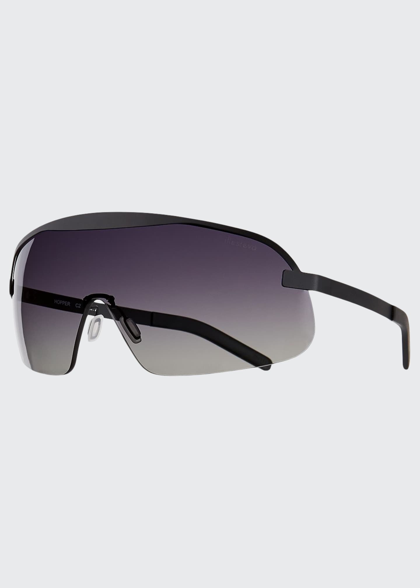 Illesteva Hopper Gradient Shield Sunglasses Bergdorf Goodman
