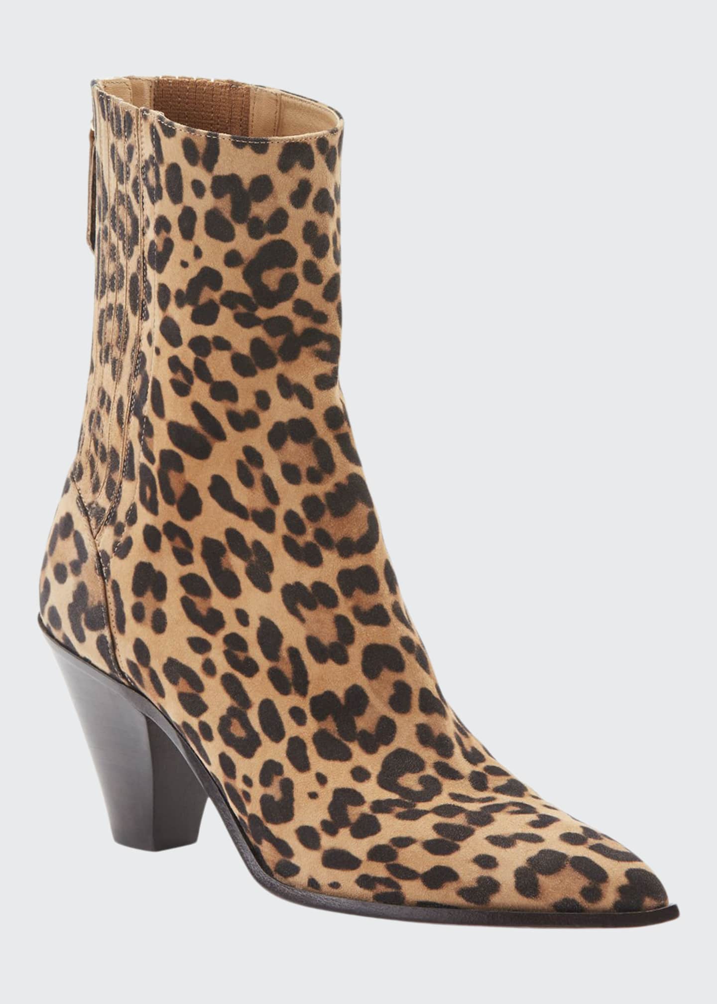 leopard booties