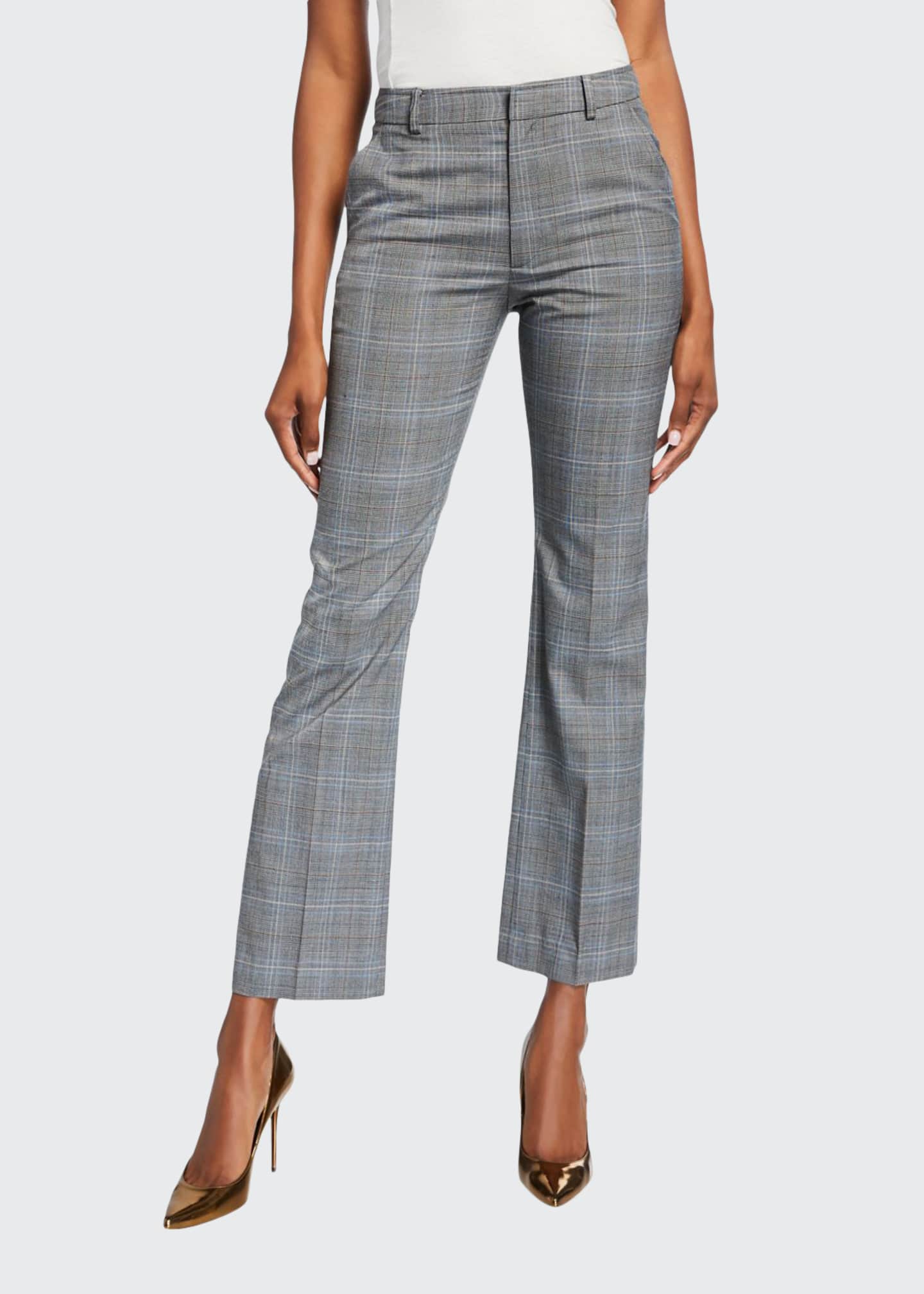 tailored plaid pants