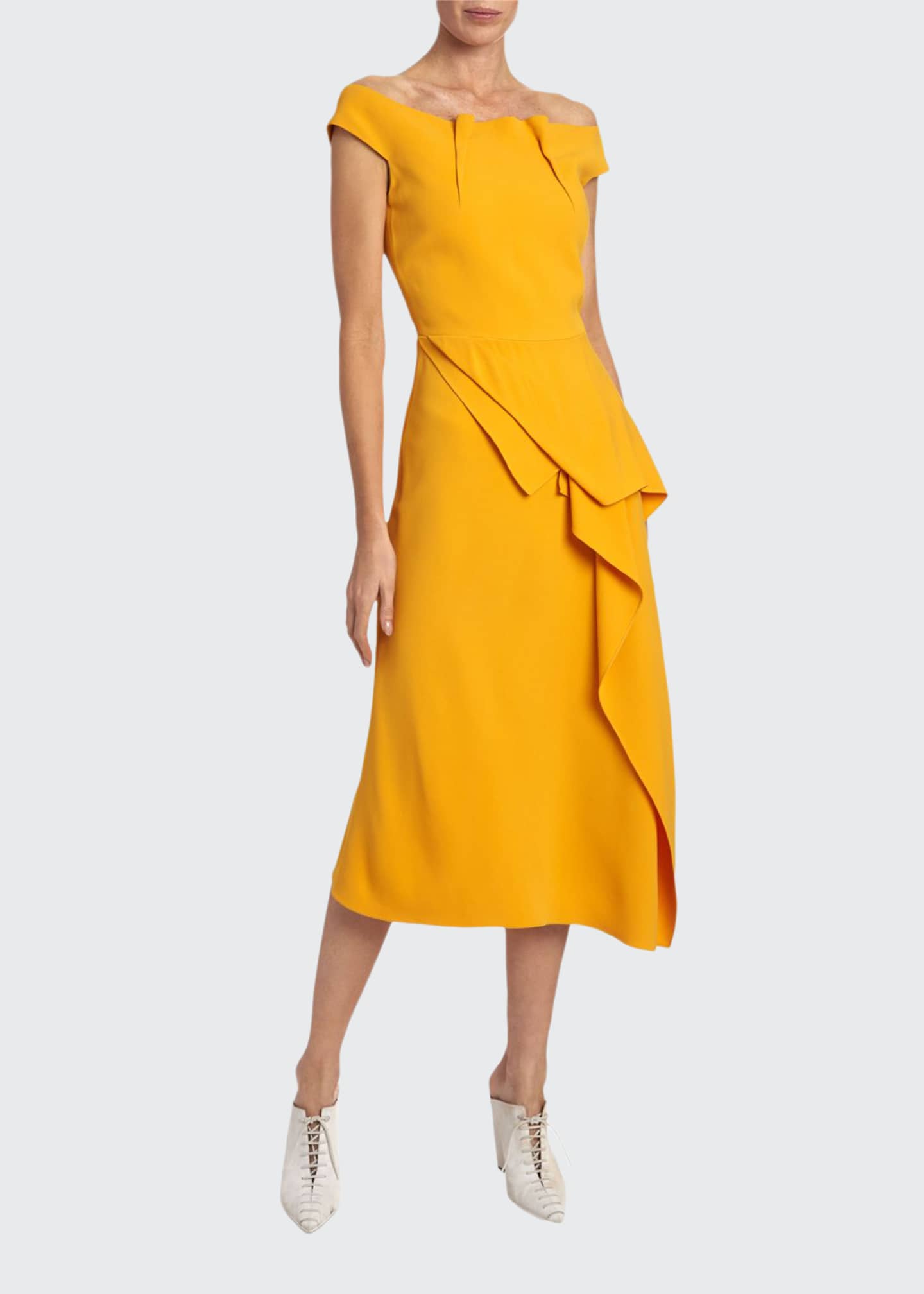 roland mouret one shoulder dress