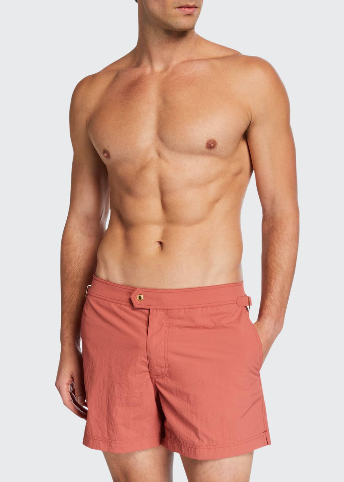 Button swim shorts clearance