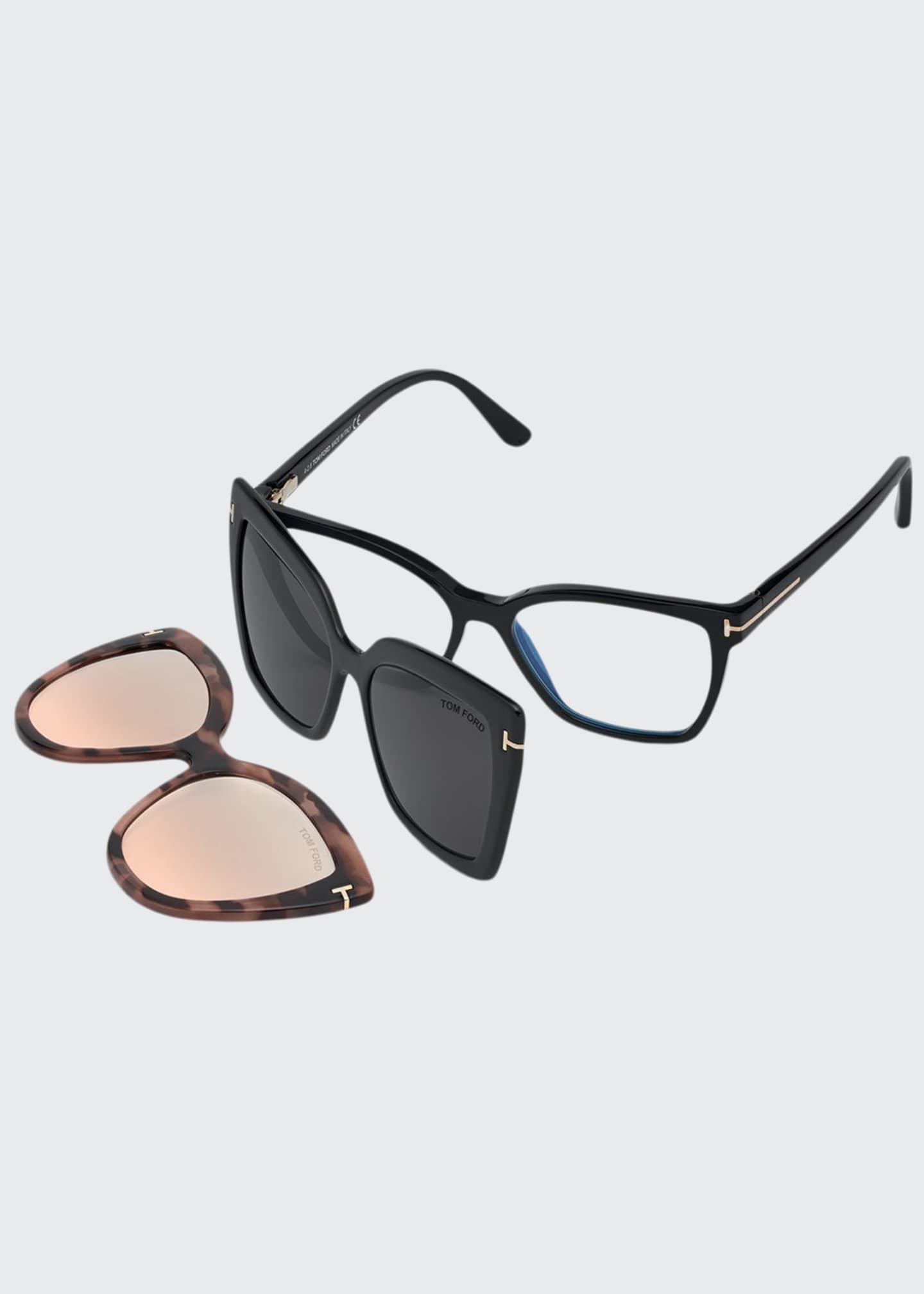 eyeglasses with magnetic sunglasses