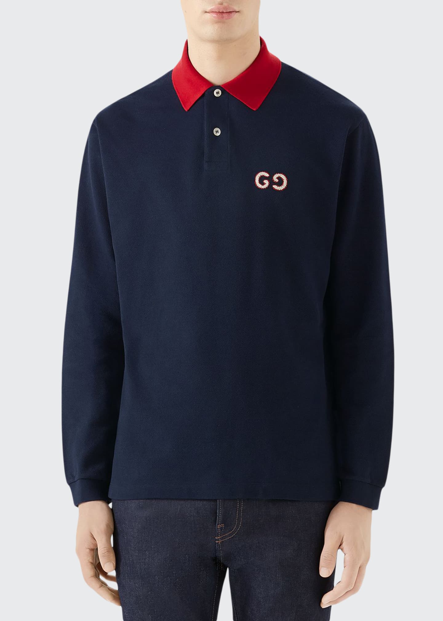 gucci long sleeve polo