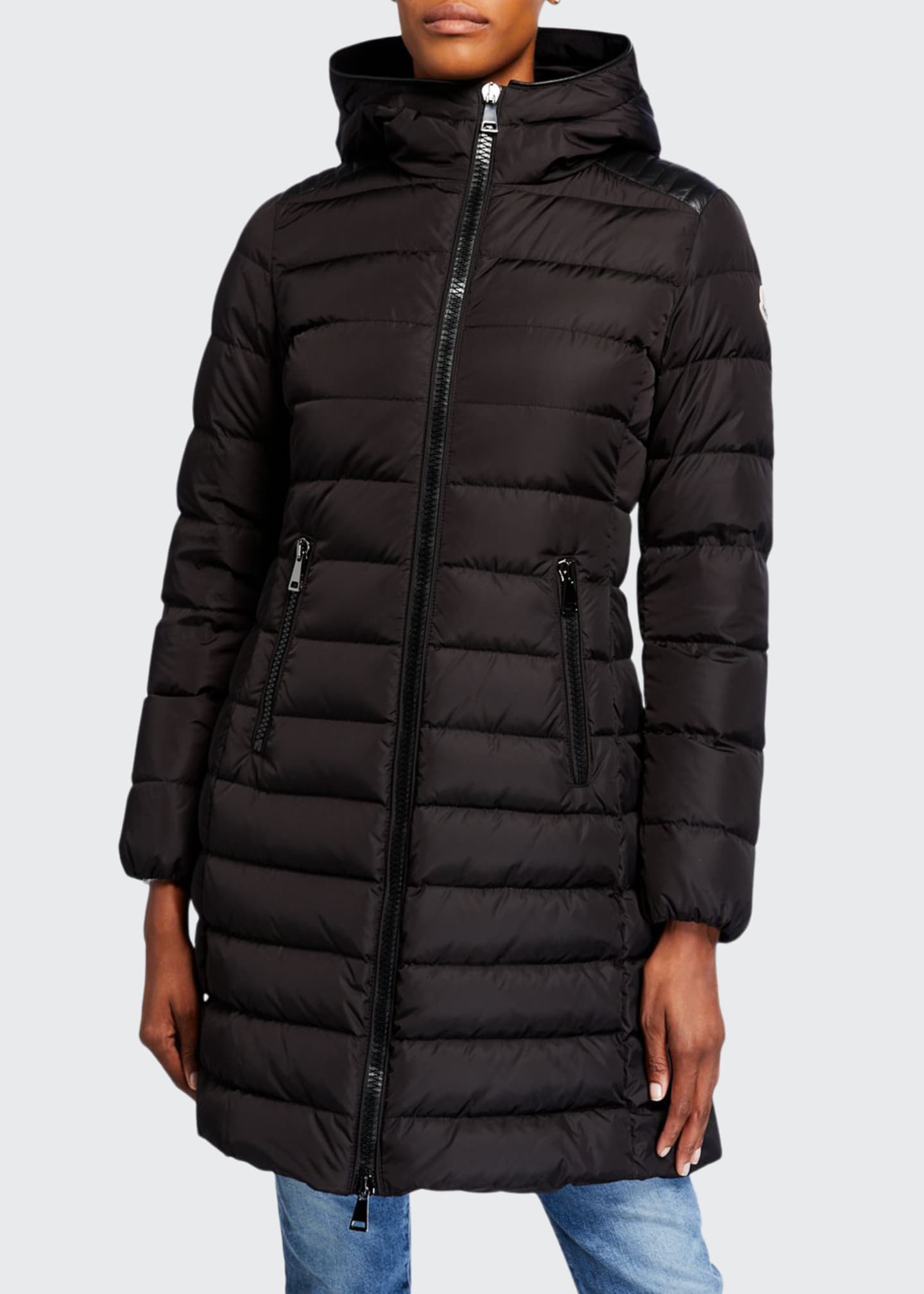 moncler long puffer coat