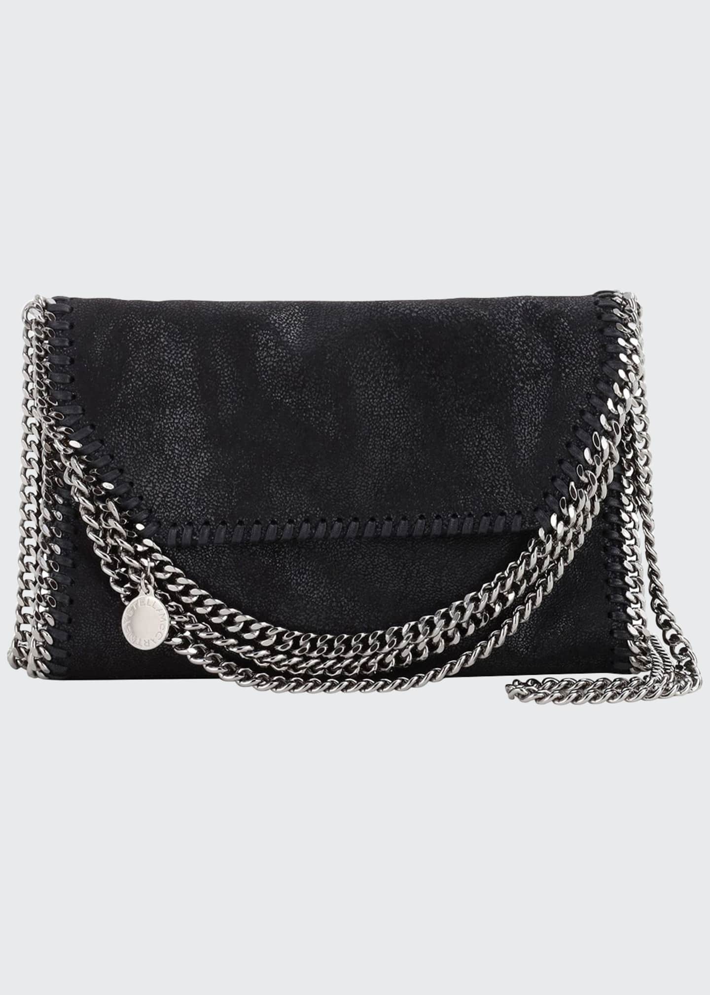 Valentino Garavani Medium Beaded Rockstud Chain Shoulder Bag, Black