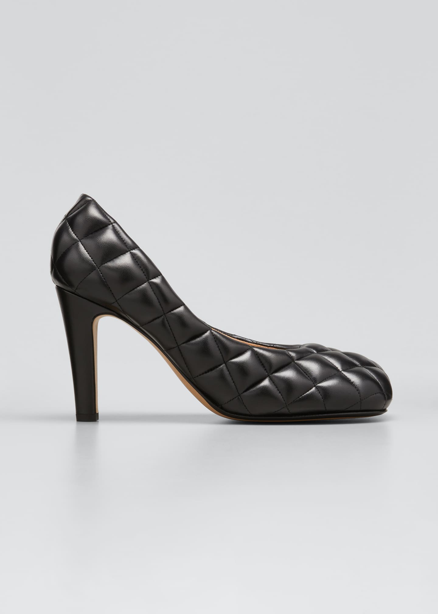 bottega veneta quilted pumps