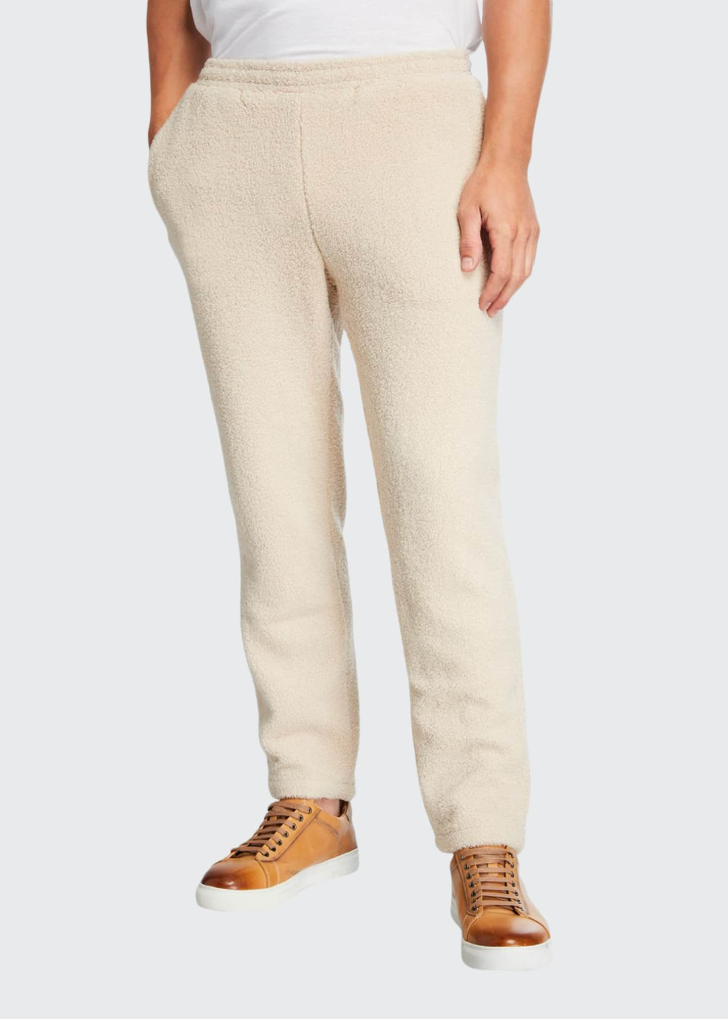 men's sherpa sweatpants