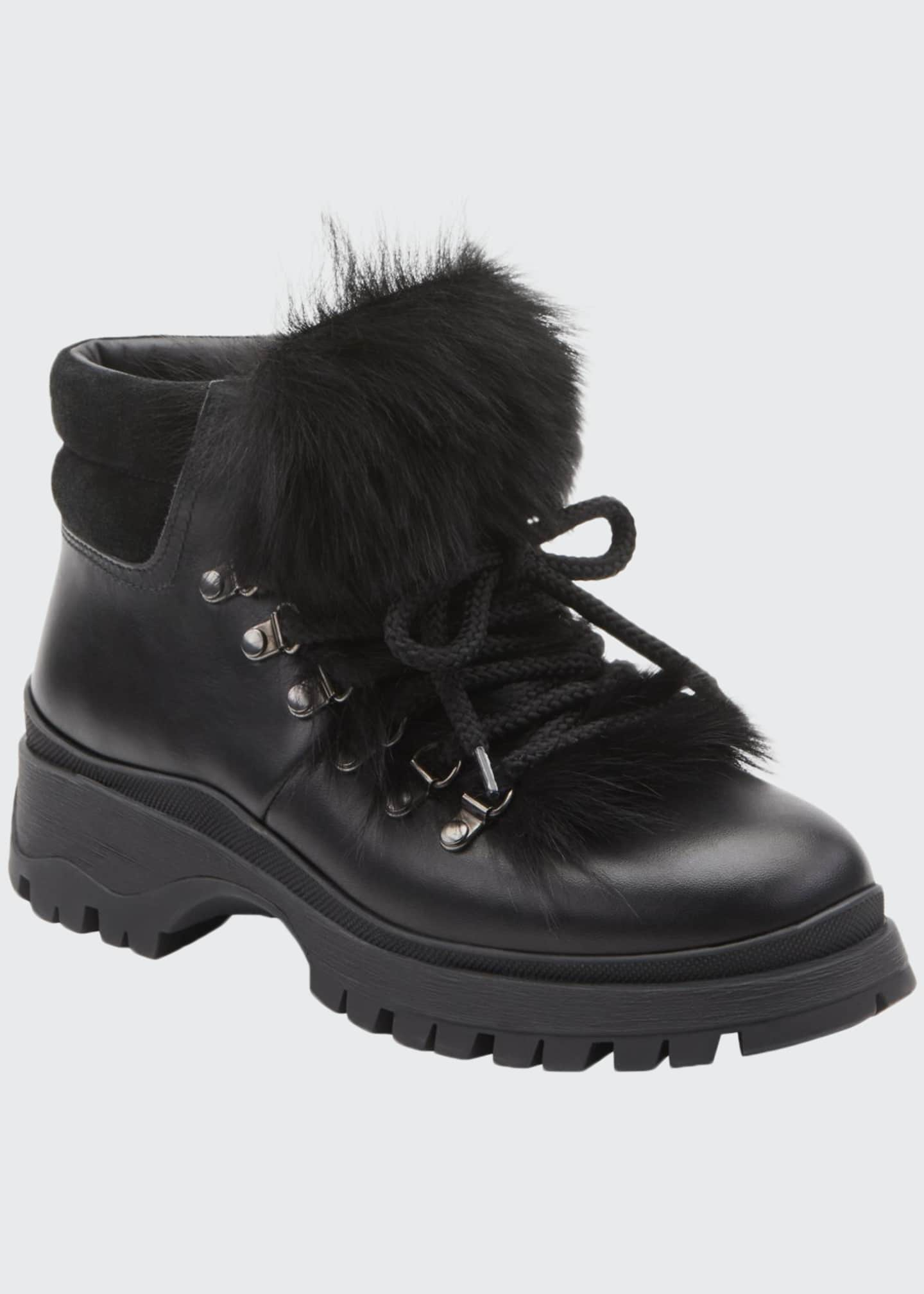 prada fur boots