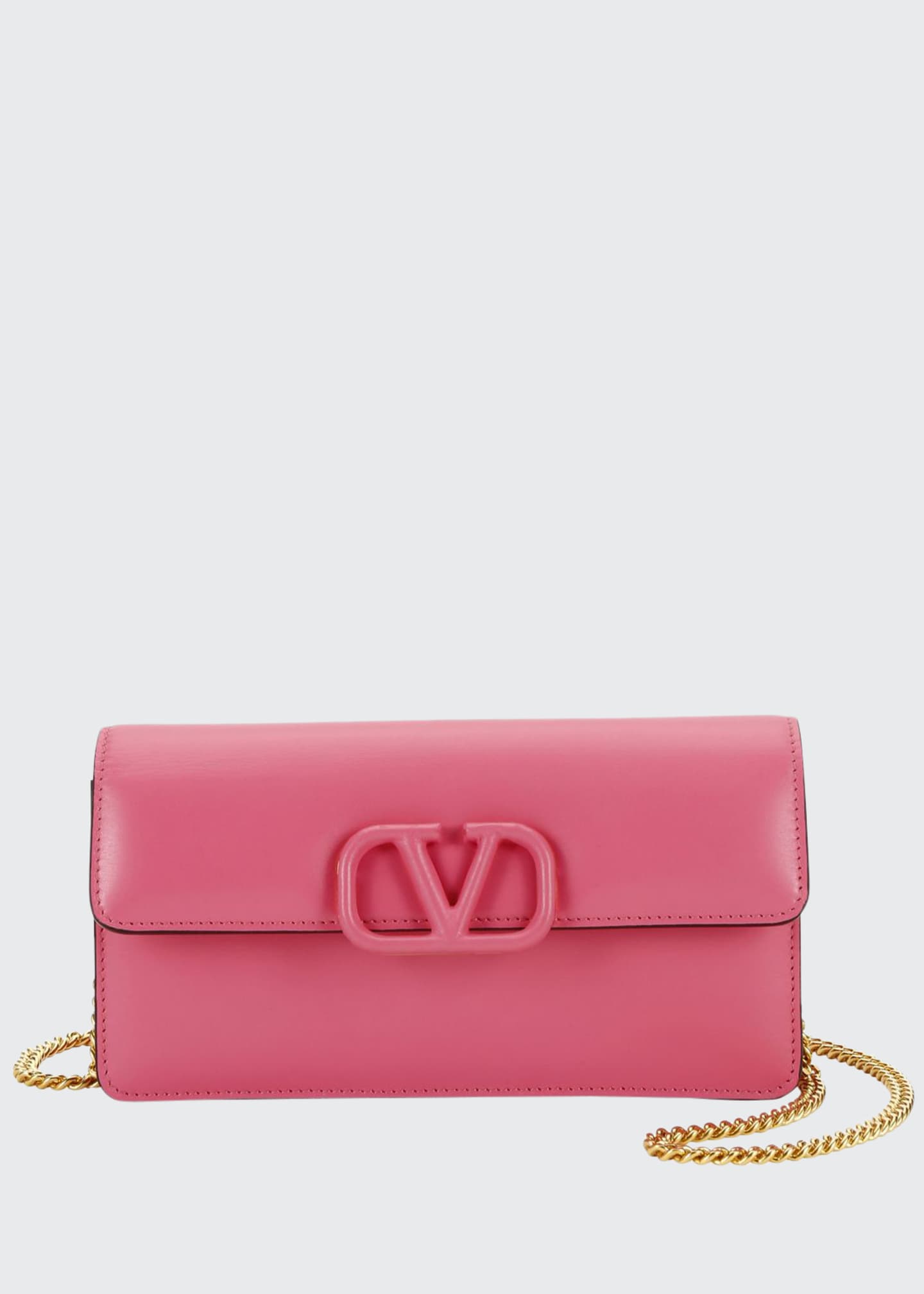 Givenchy Pandora Long Double-Zip Wristlet Wallet, Light Pink