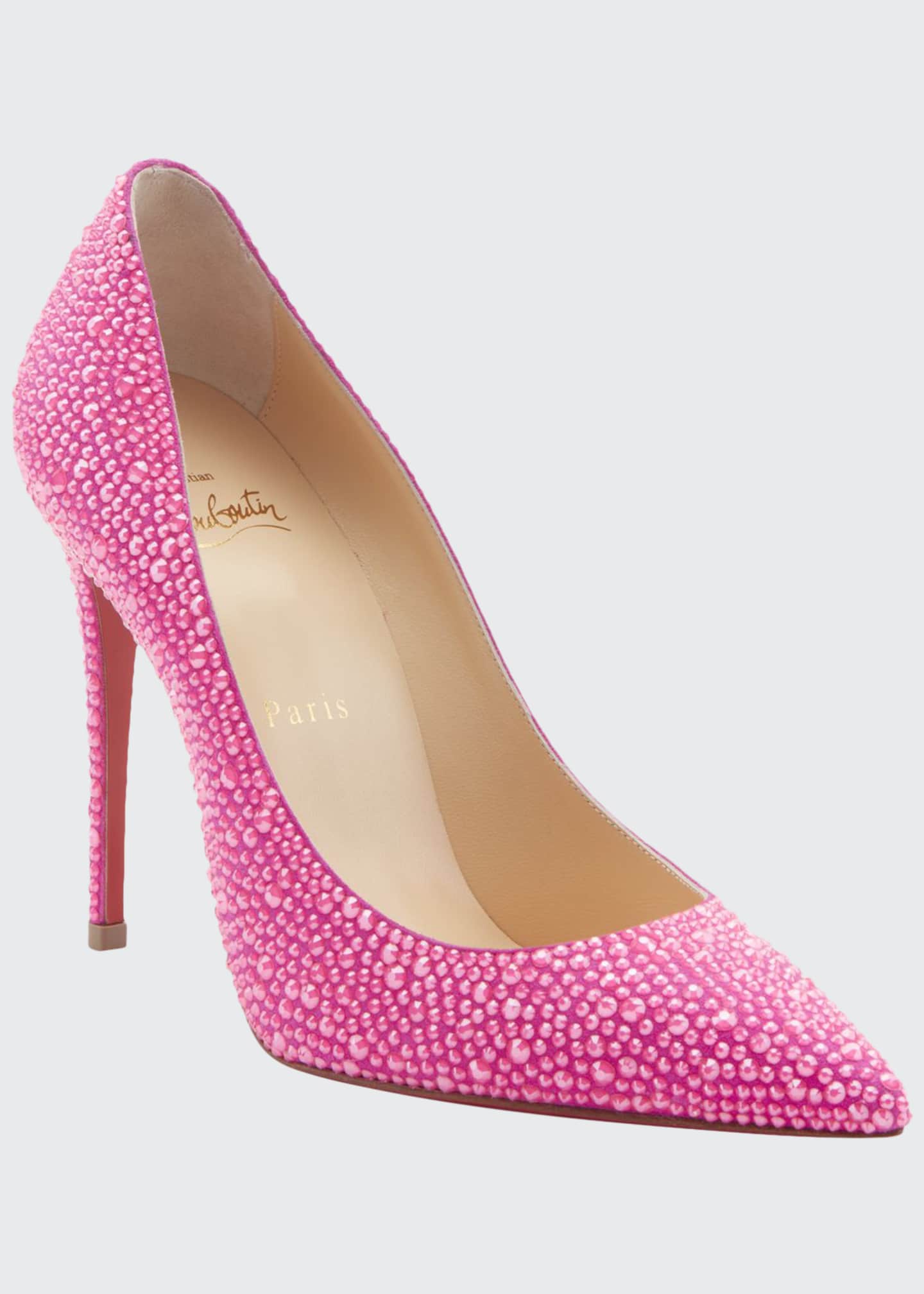 louboutin pink heels