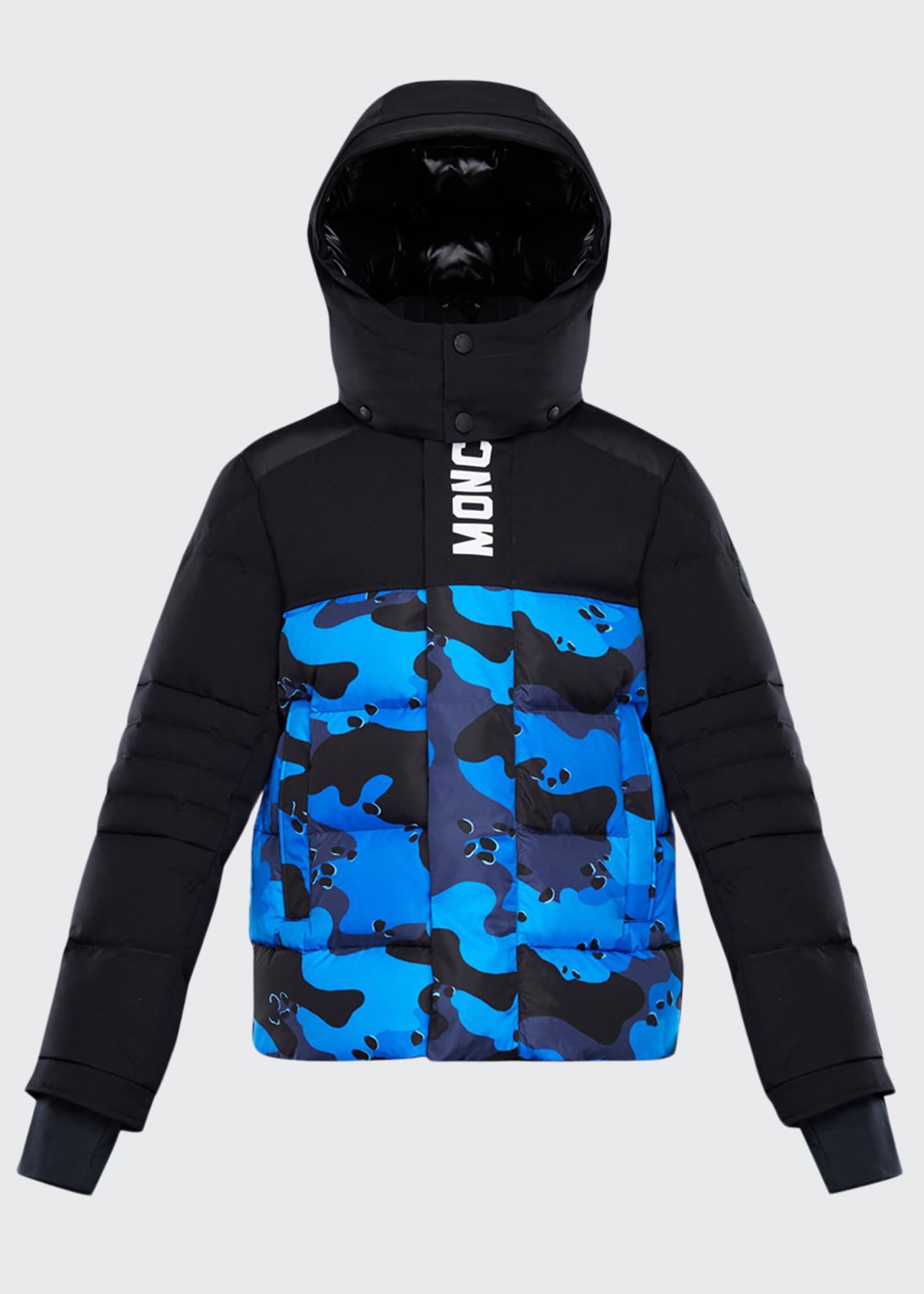 blue camo moncler