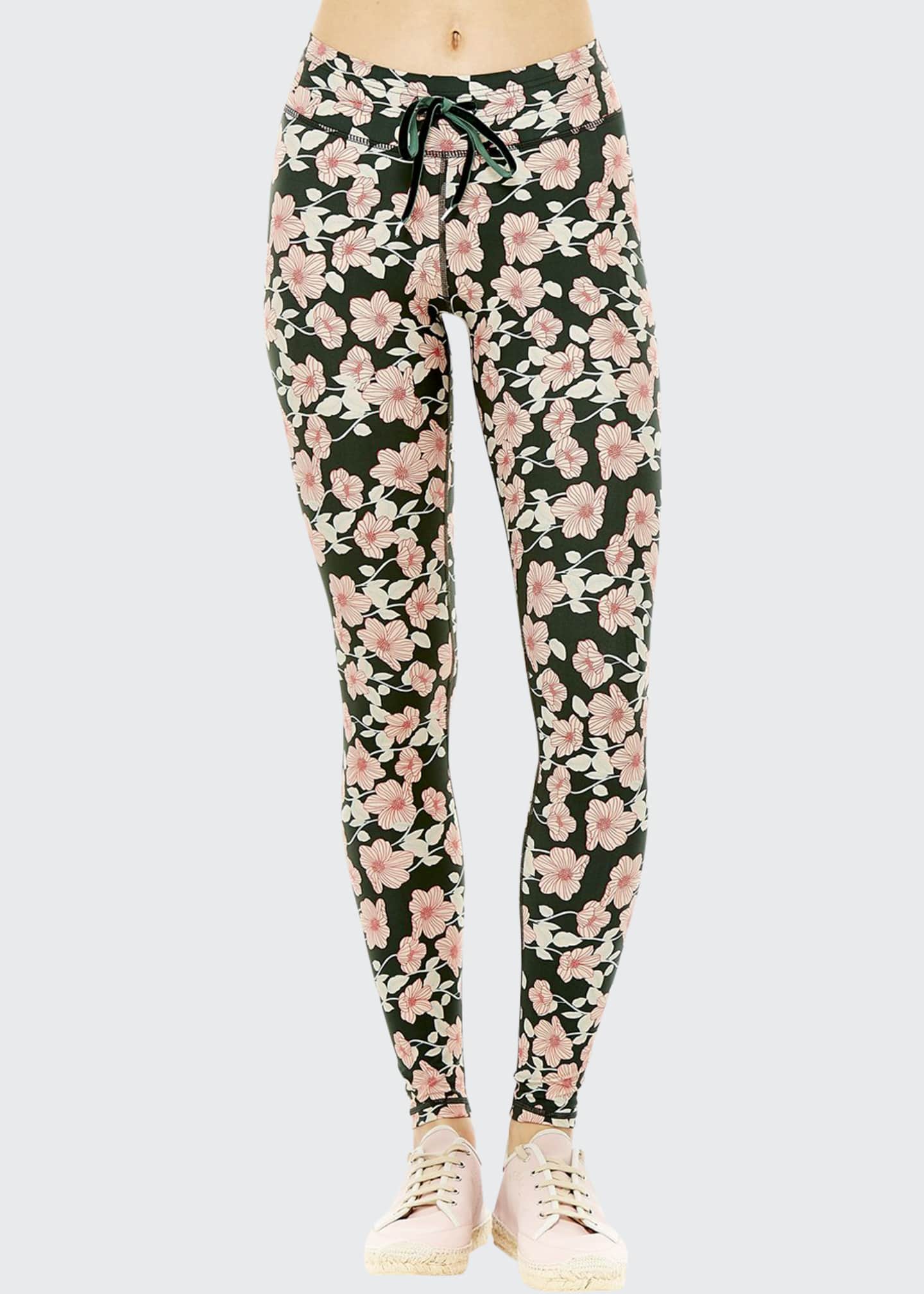 floral print yoga pants