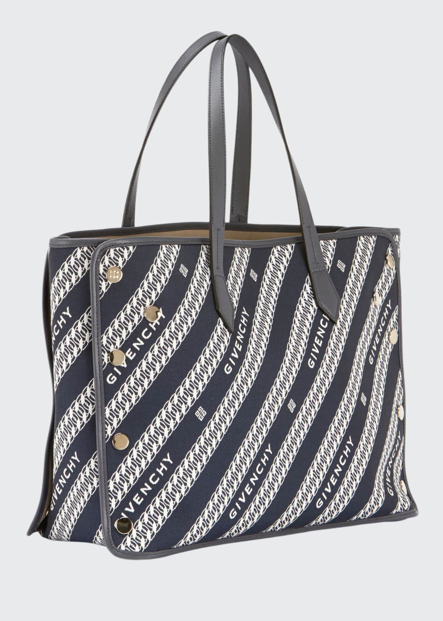 Givenchy Medium Bond Chain Canvas Tote Bag Bergdorf Goodman