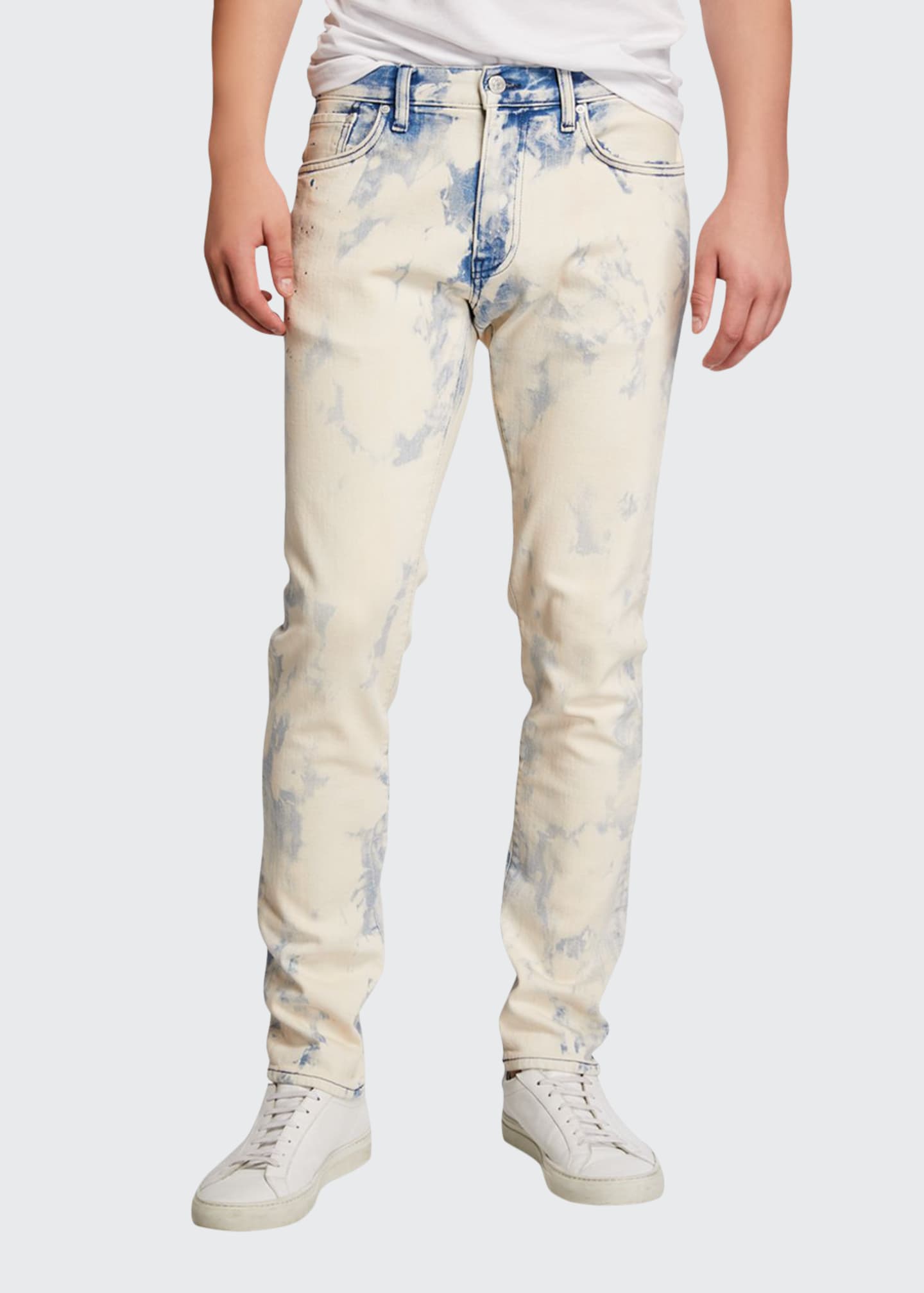 Wallpaper Ovadia Men S Slim Bleach Tie Dye Jeans Bergdorf Goodman Free