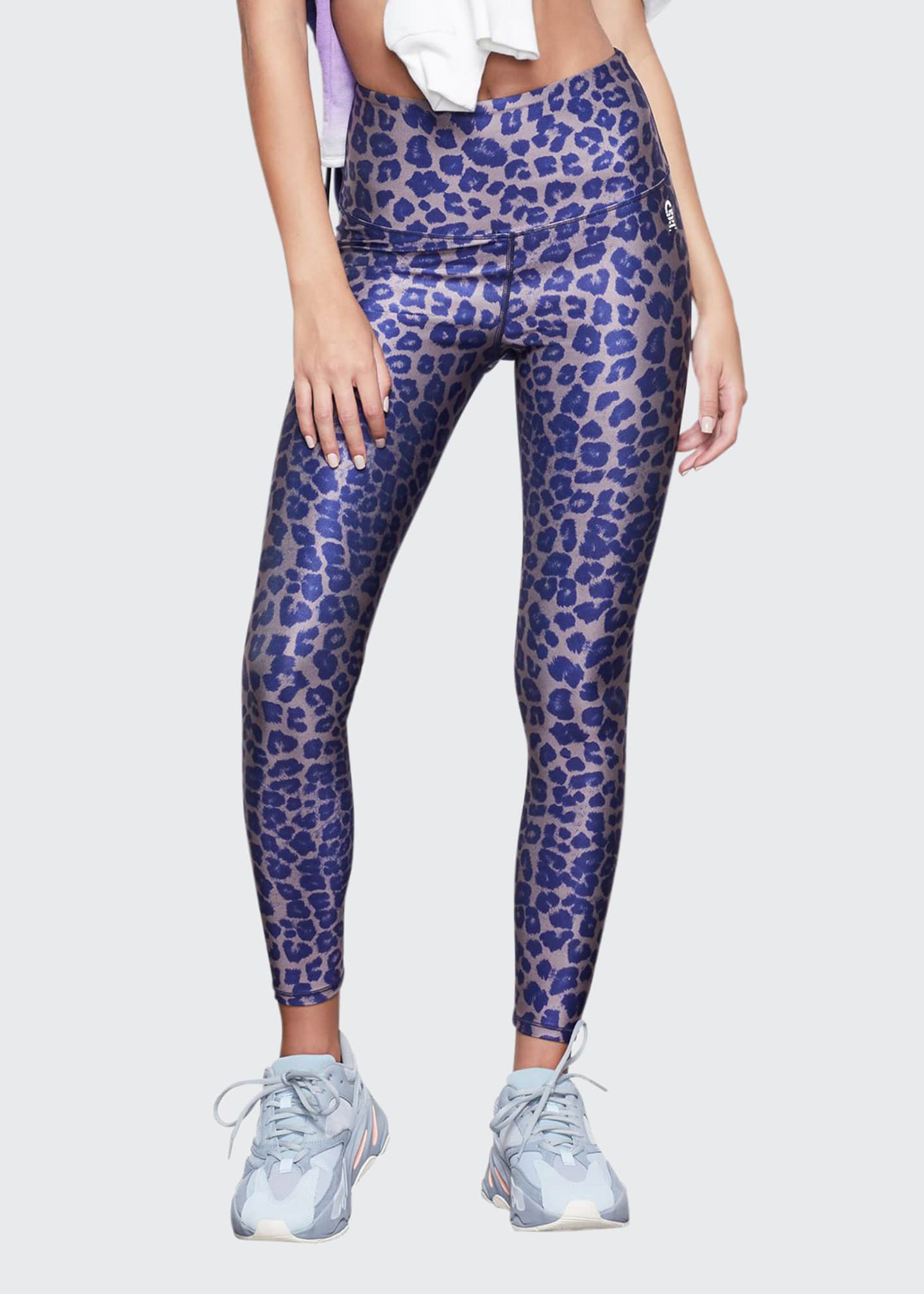 leopard active leggings