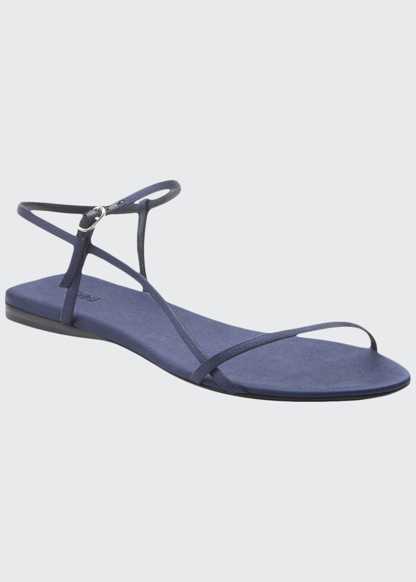 the row bare satin sandals
