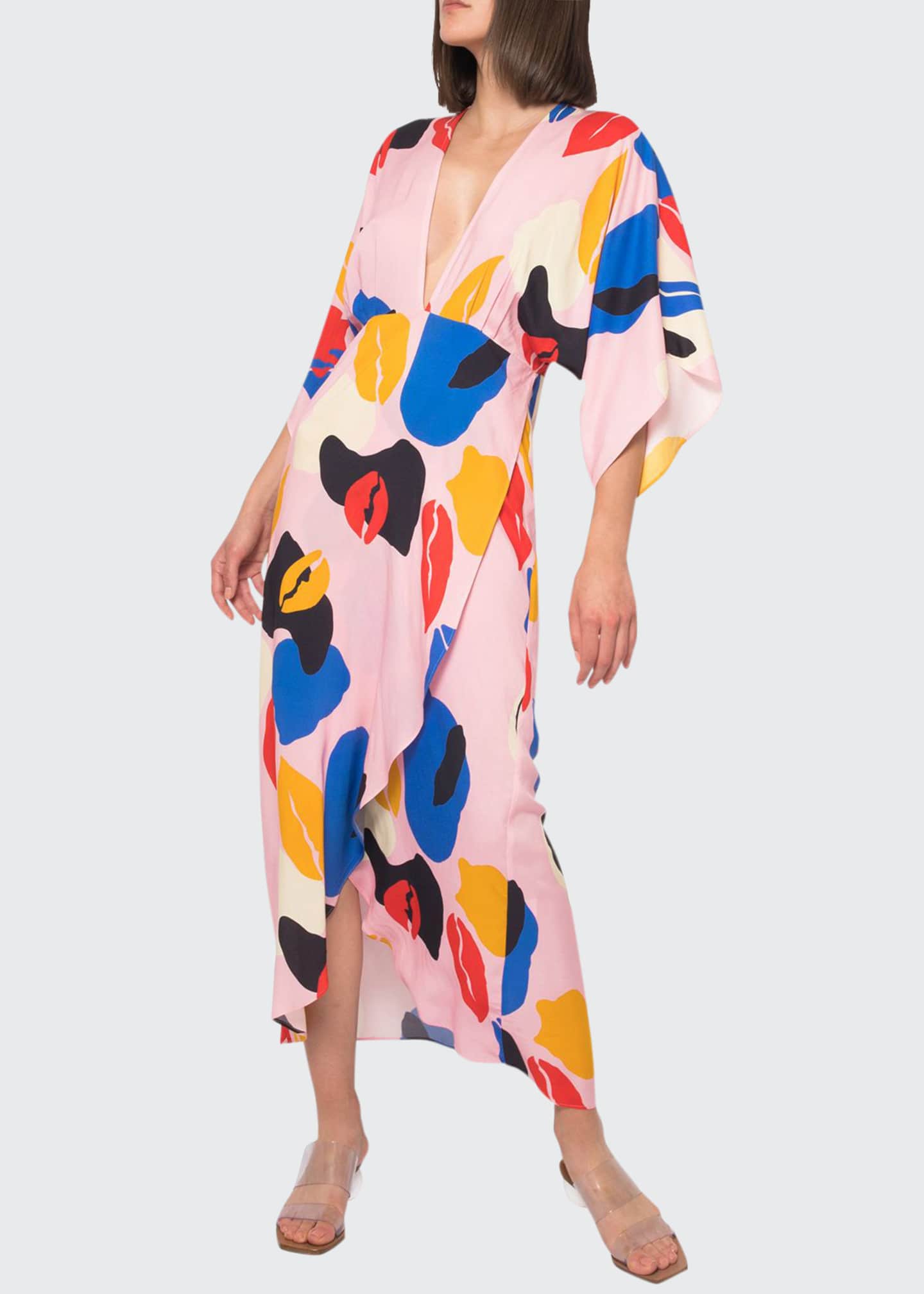 Urban Zen Convertible Draped Jersey Maxi Dress