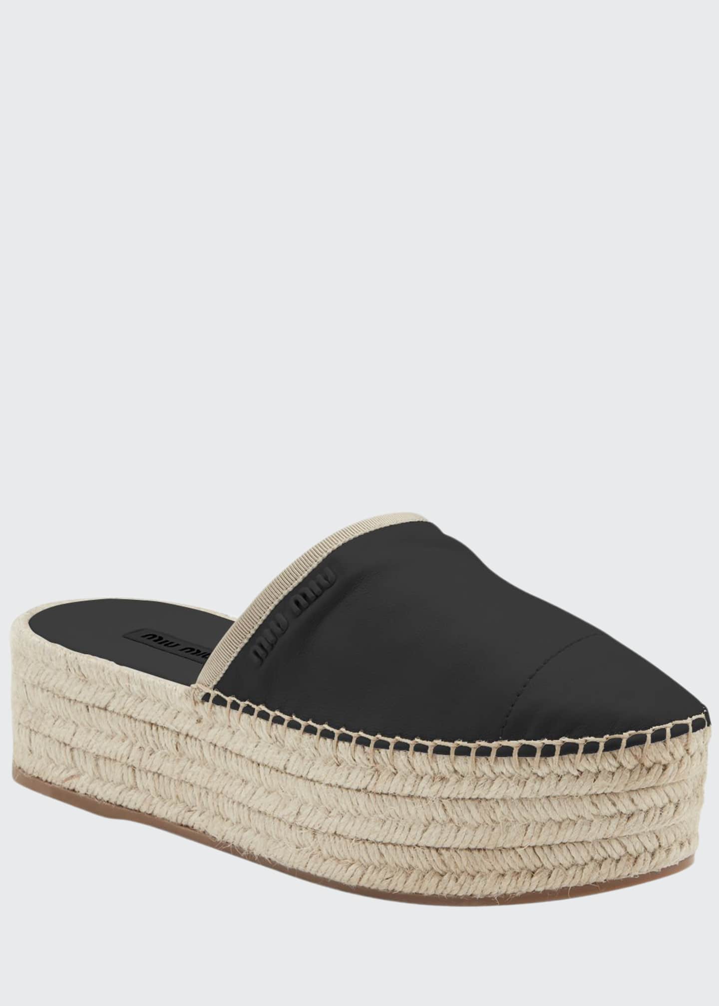 platform espadrilles slip on