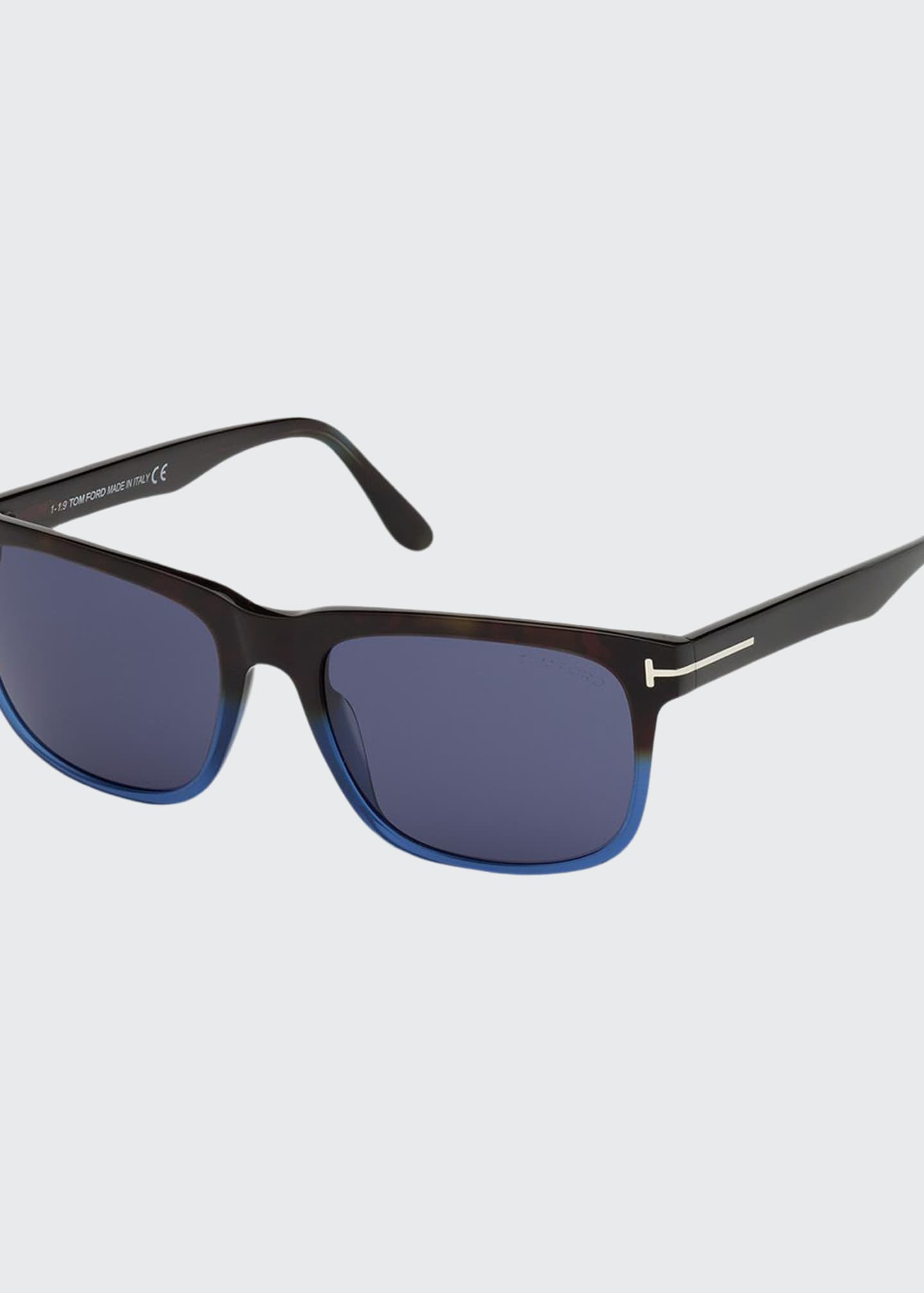 TOM FORD Men's Stephenson Square Two-Tone Acetate Sunglasses - Bergdorf ...