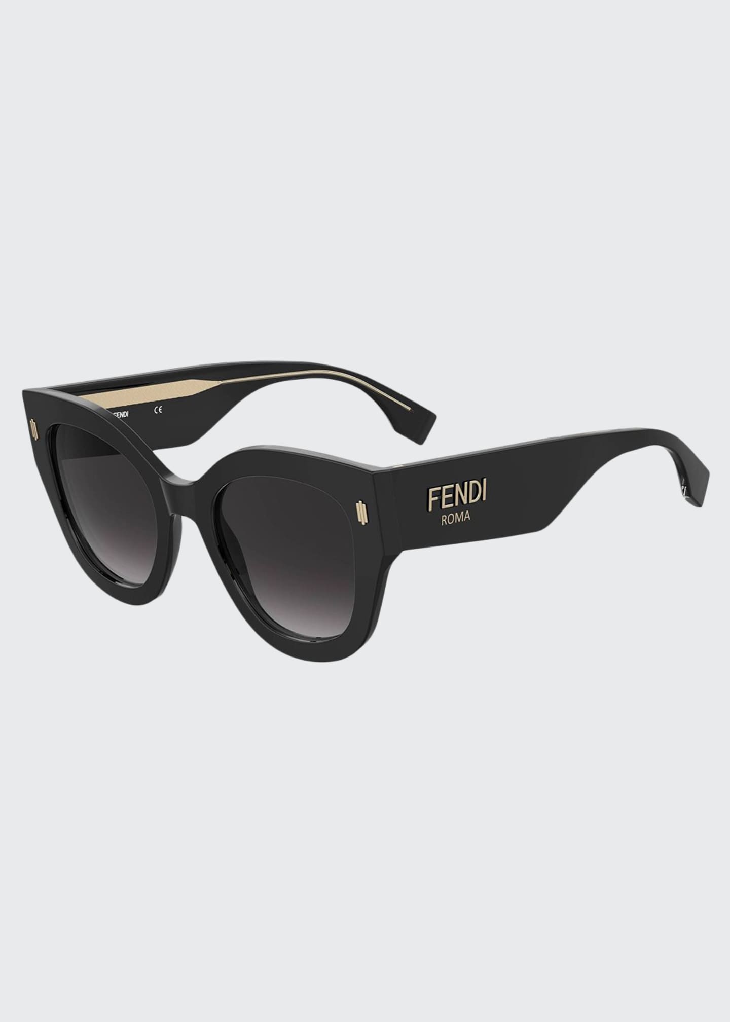 Fendi Oversized Round Acetate Sunglasses - Bergdorf Goodman