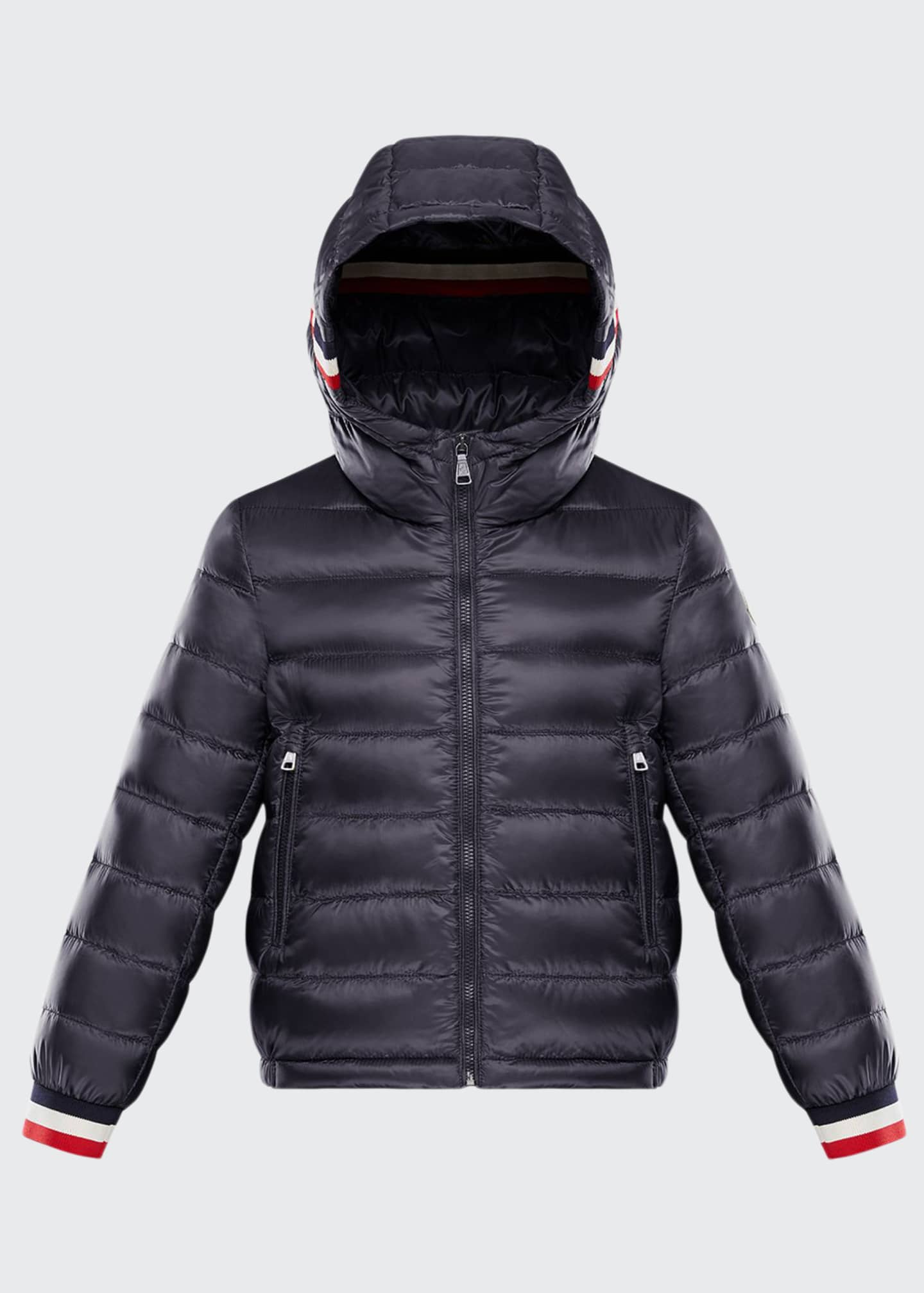 Moncler Boy's Giroux Striped Rib Puffer Jacket, Size 8-14 - Bergdorf ...