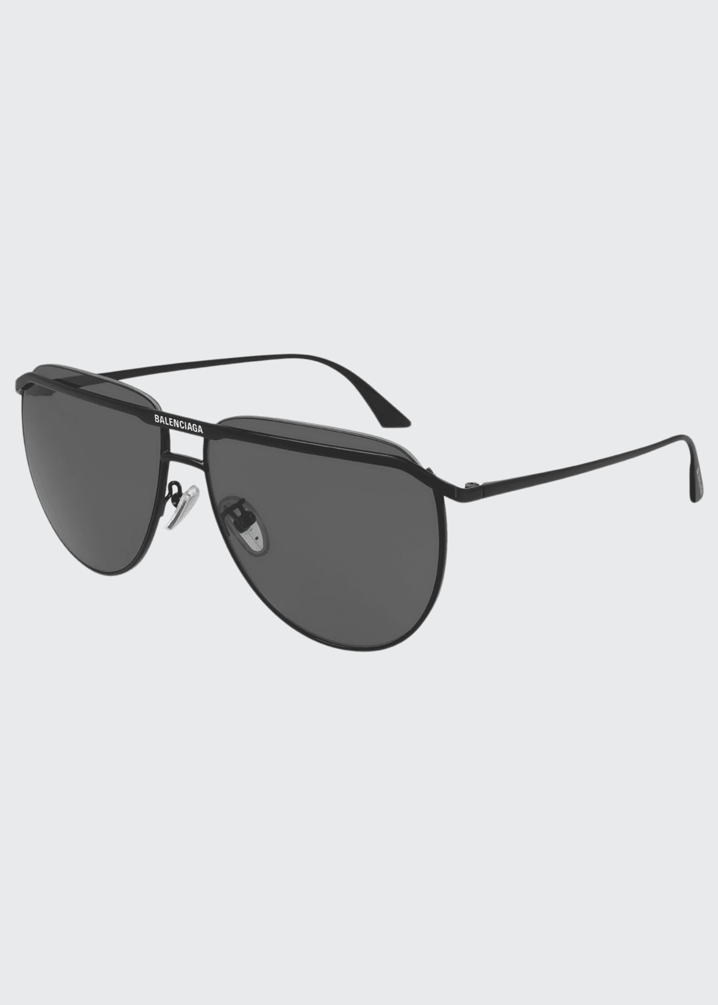 Balenciaga Semi-Rimless Metal Aviator Sunglasses - Bergdorf Goodman