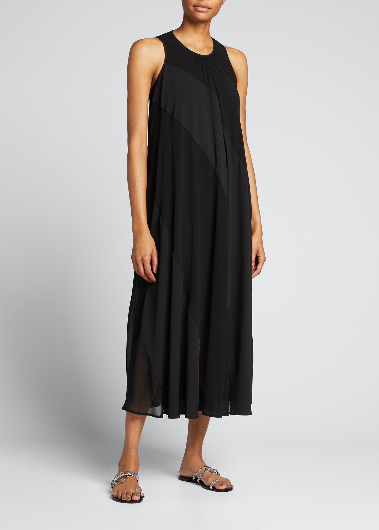 Sheer Sleeveless Dress | bergdorfgoodman.com