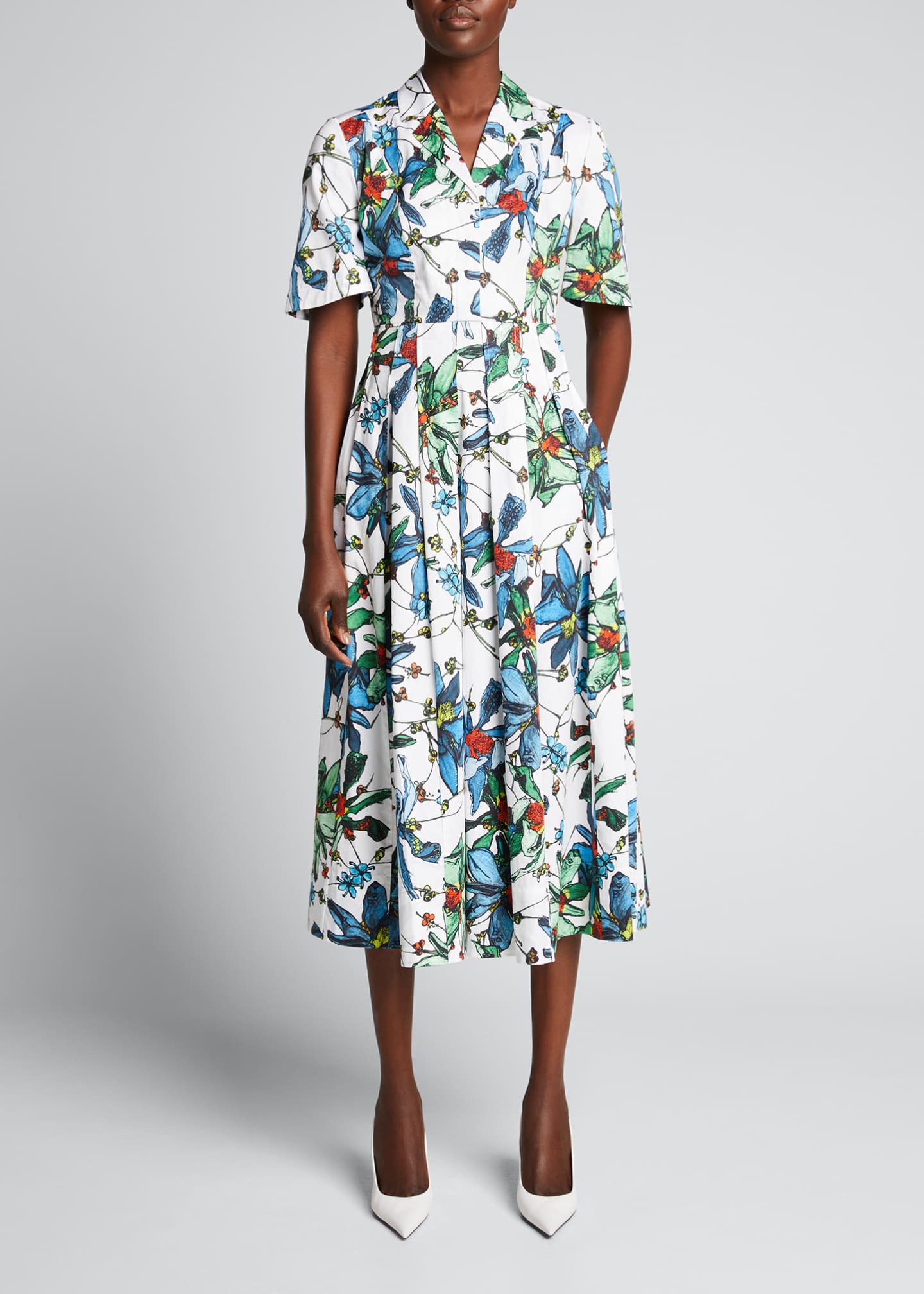 Jason Wu Collection Floral-Print Day Dress - Bergdorf Goodman