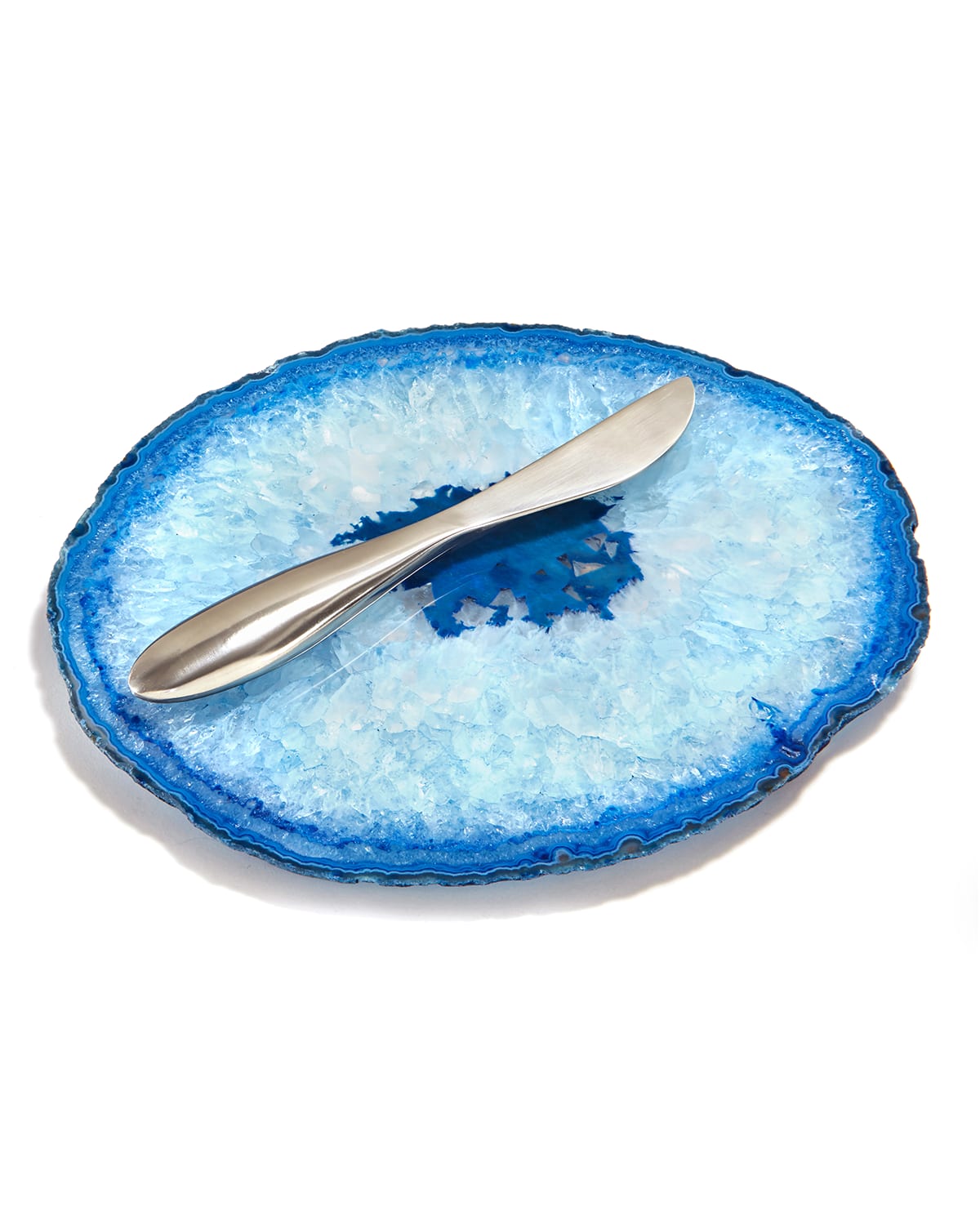 Anna New York Ita Blue Cheese Plate & Forma Spreader