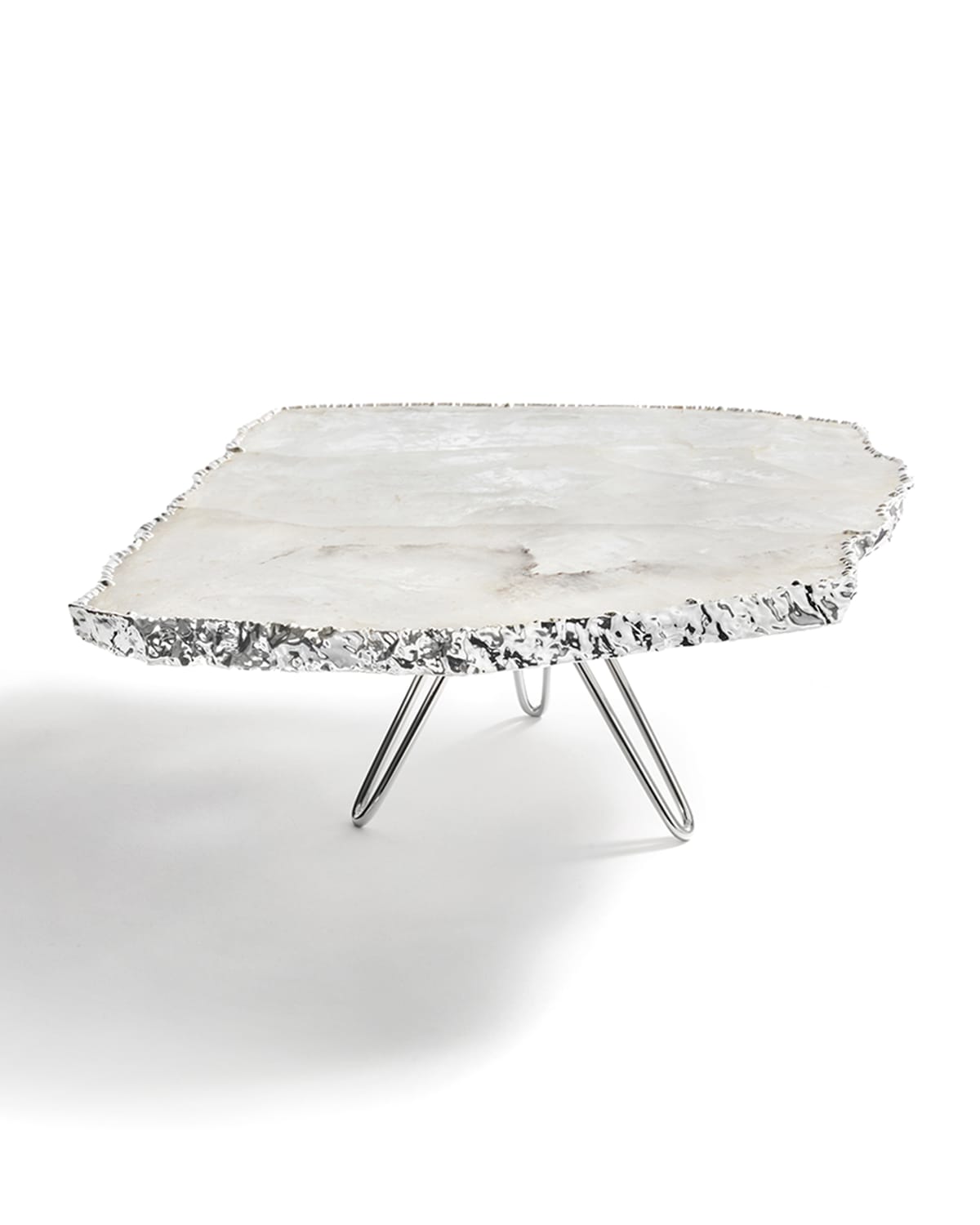 Anna New York Torta Crystal & Pure Silver Cake Plate